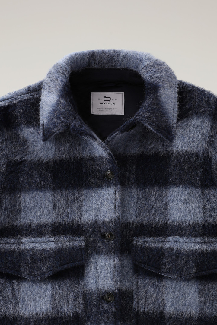 Brushed Blended Wool Overshirt with Fringe Multicolor photo 2 | Woolrich