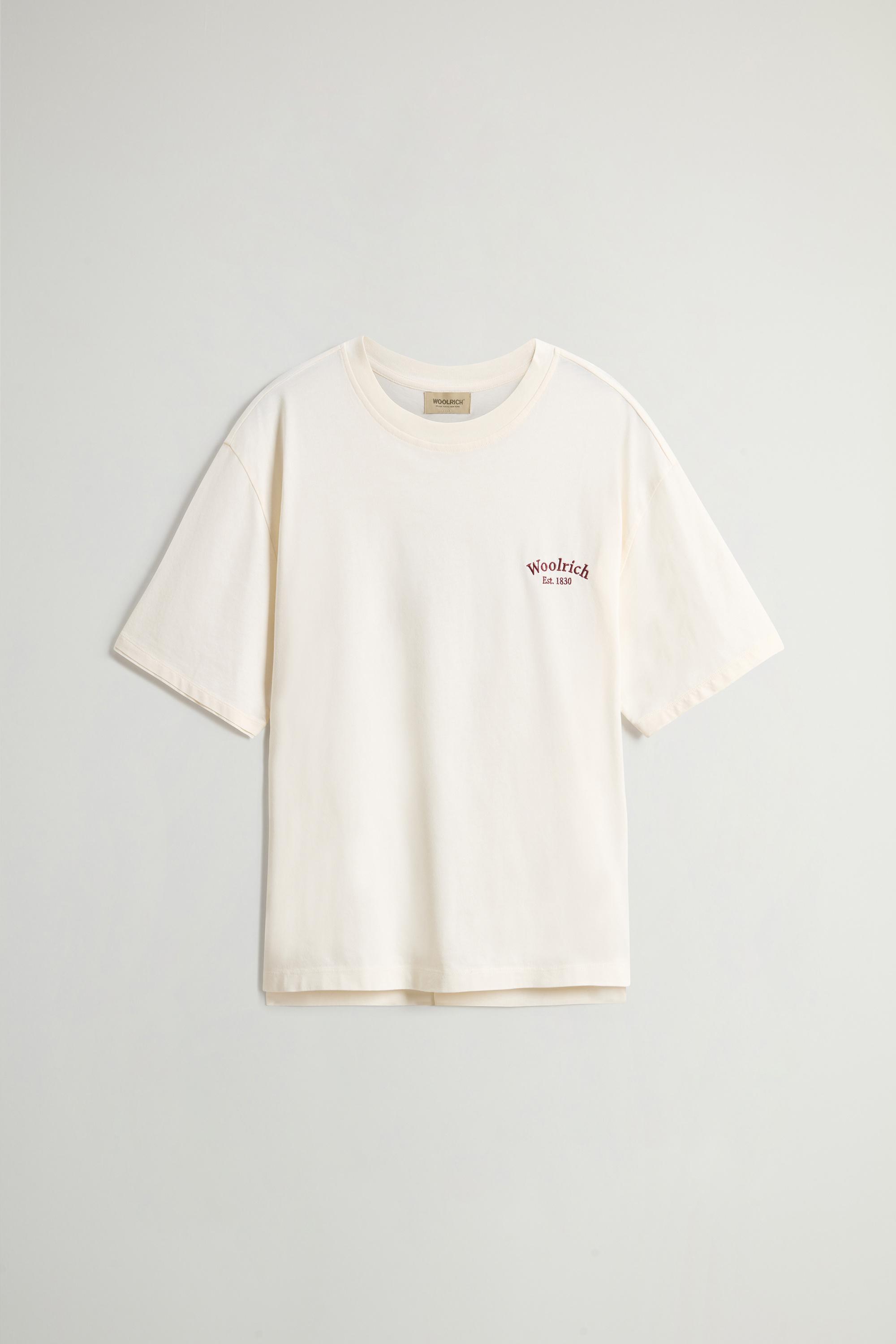 LOGO TEE White photo 5 | Woolrich