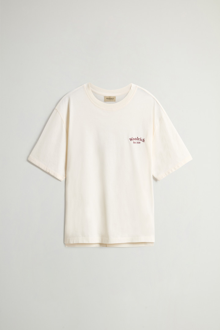 LOGO TEE White photo 5 | Woolrich