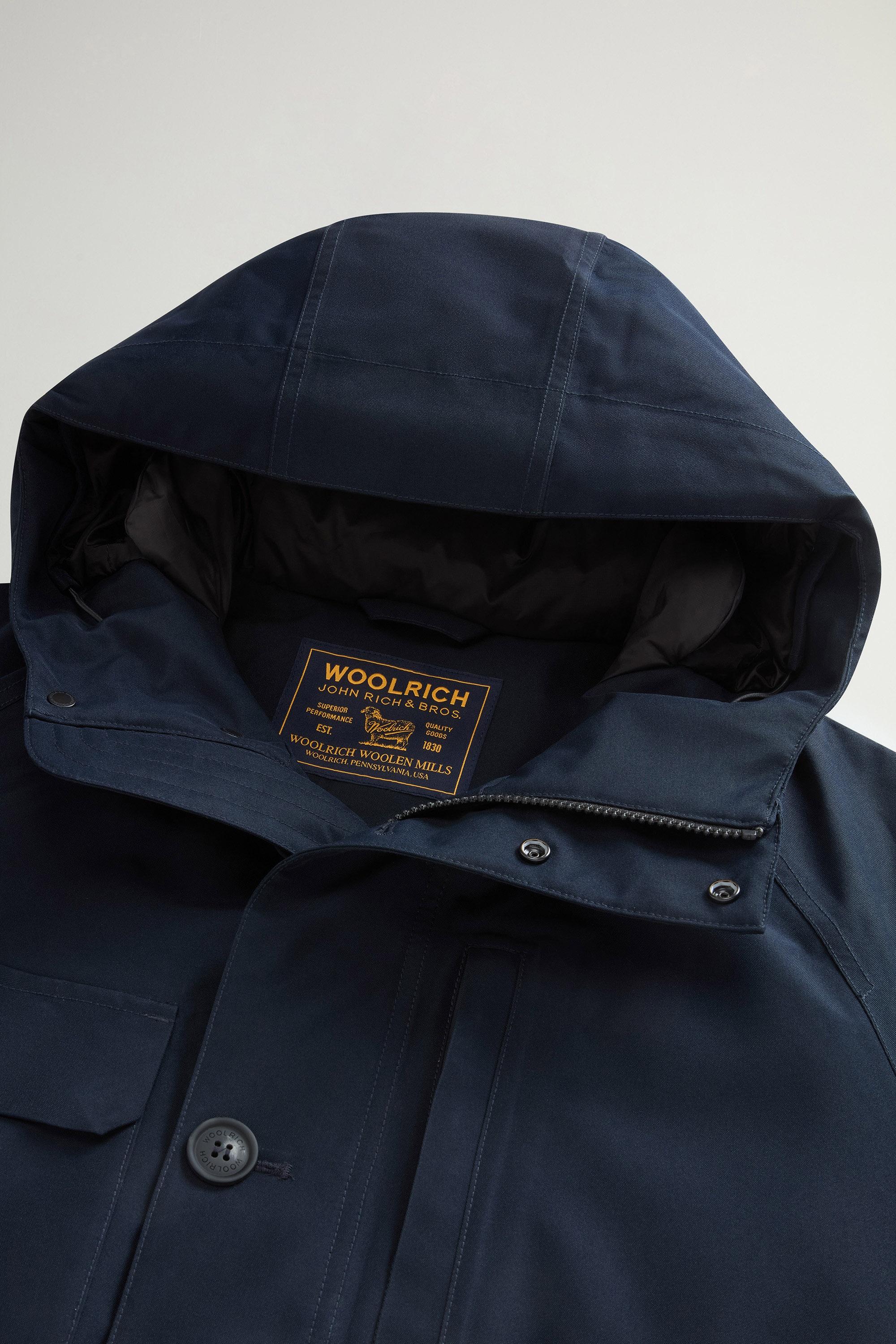 Waterproof Mountain Jacket in Recycled GORE-TEX® Fabric Blue photo 6 | Woolrich
