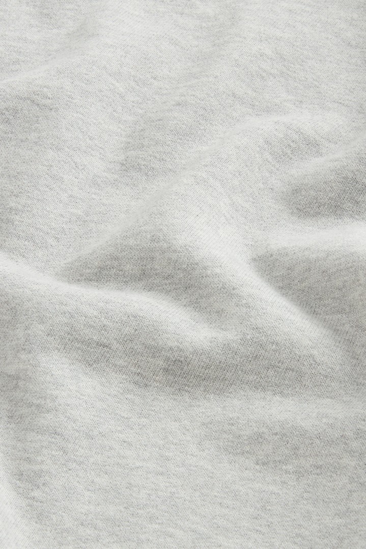 LOGO HOODIE Gray photo 3 | Woolrich