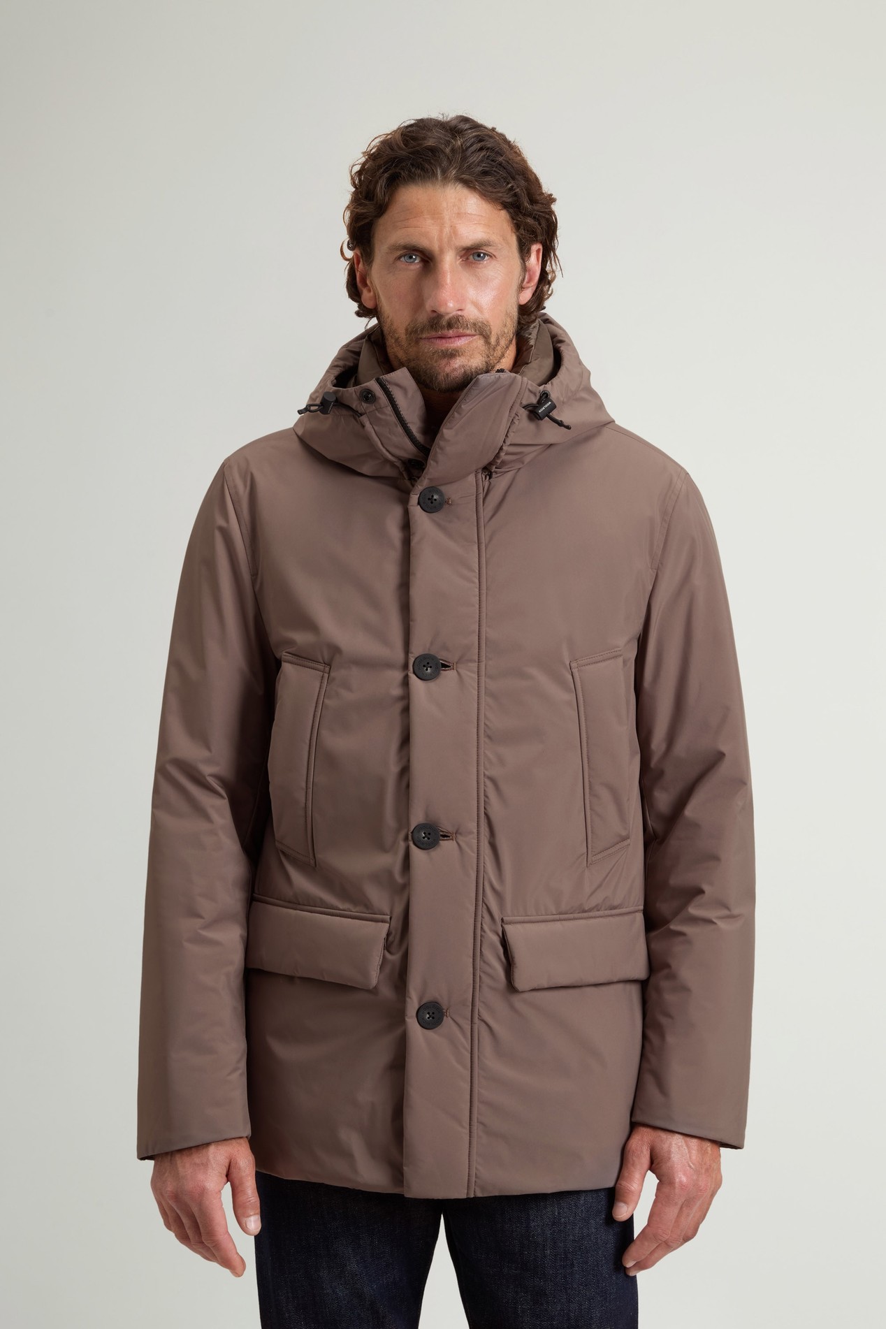 Cloud Arctic Parka with Hood Brown photo 1 | Woolrich