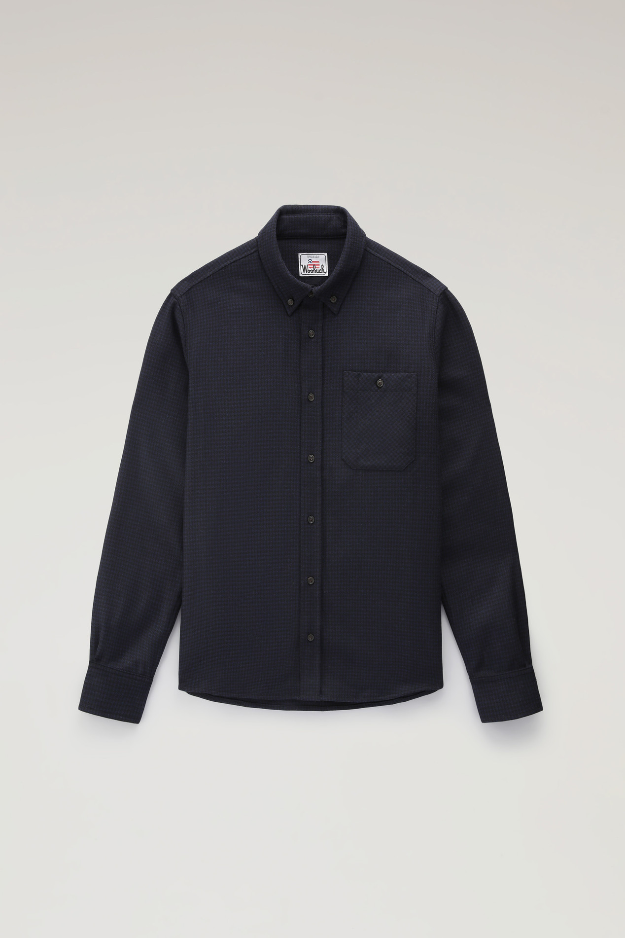 Wool Blend Trout Run Plaid Flannel Shirt Black photo 1 | Woolrich
