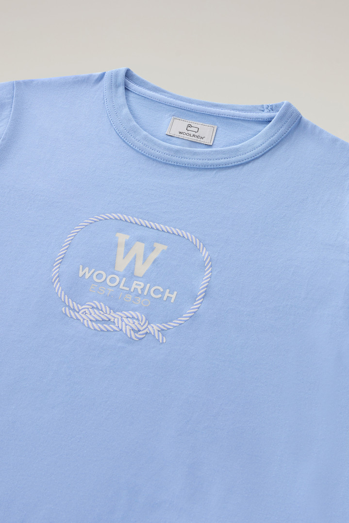 GRAPHIC T-SHIRT Blue photo 3 | Woolrich