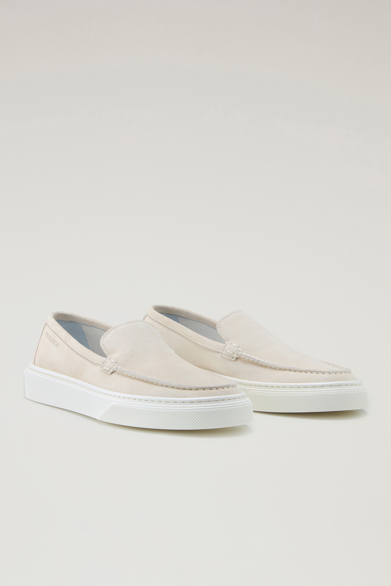 Suede Slip-on Loafers Beige photo 2 | Woolrich