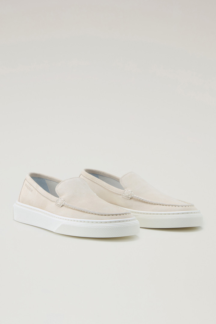 Suede Slip-on Loafers Beige photo 2 | Woolrich