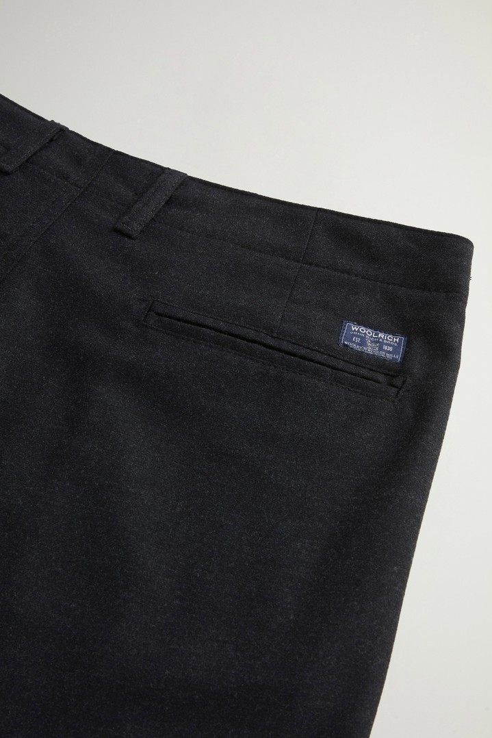 Chinohose aus Flanell aus einer recycelten Wollmischung Grau photo 3 | Woolrich