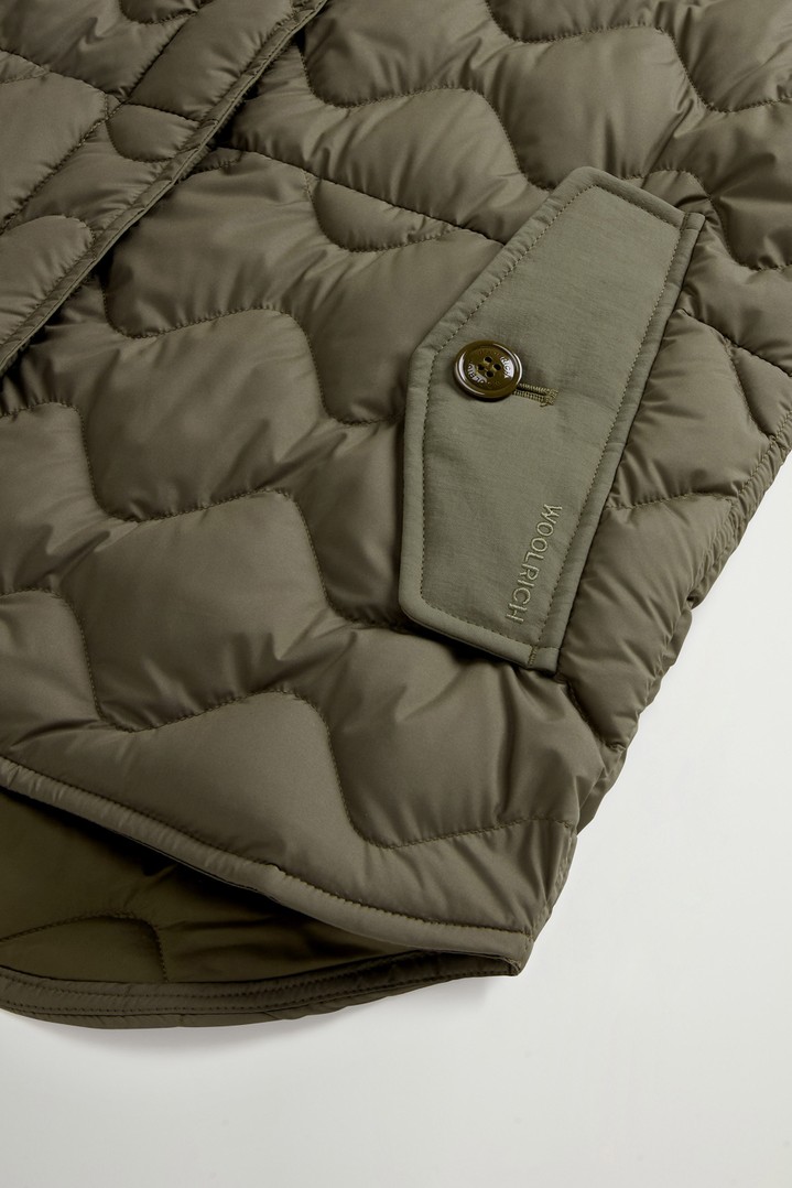 Quilted Microfiber Heritage Vest Green photo 7 | Woolrich