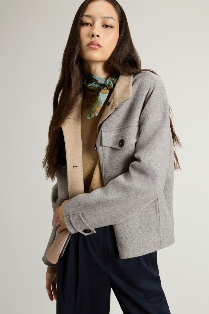 Wool-Blend Jacket Gray photo 4 | Woolrich