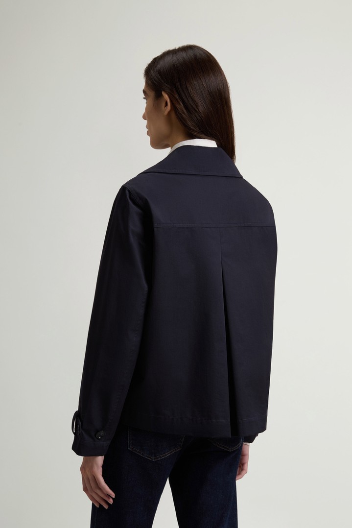 Pure Cotton Pea Coat Blue photo 3 | Woolrich