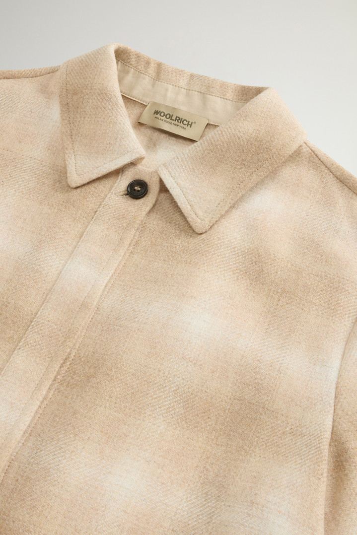 LIGHT SOFT WOOL SHIRT Beige photo 6 | Woolrich
