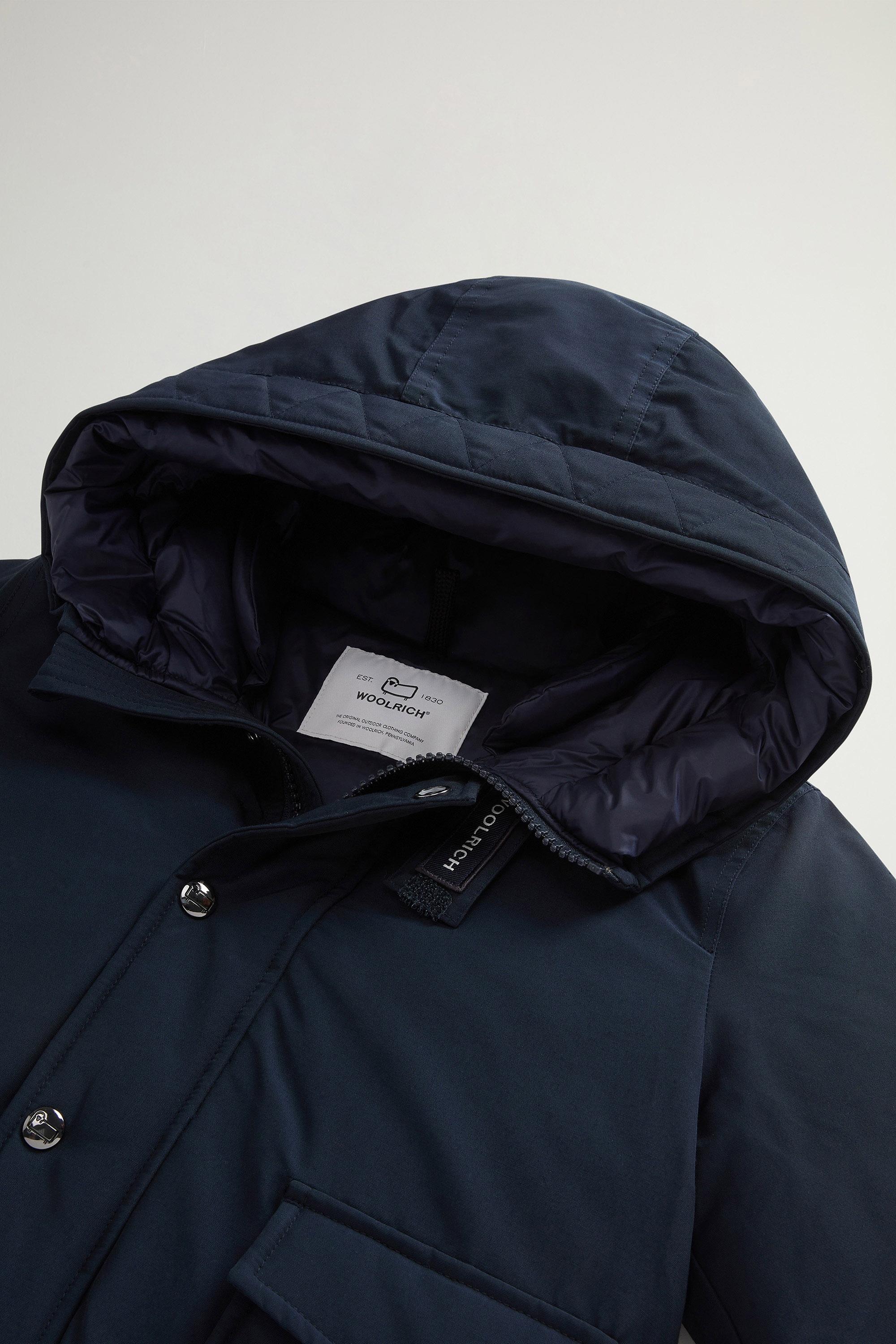 Boys’ Polar Bomber Jacket in Ramar Cloth Blue photo 6 | Woolrich