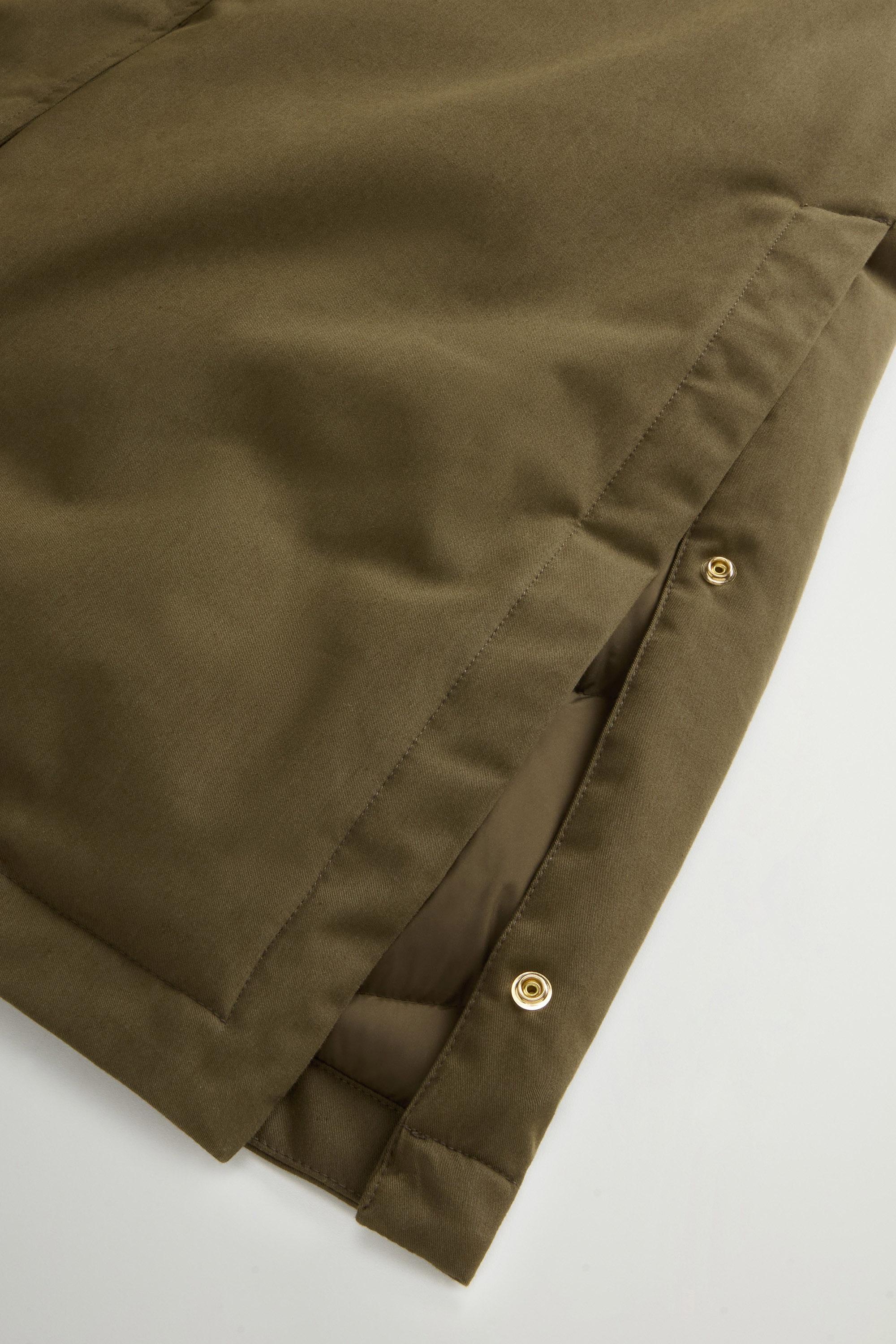 BEST COTTON FAUX FUR PARKA Vert photo 9 | Woolrich