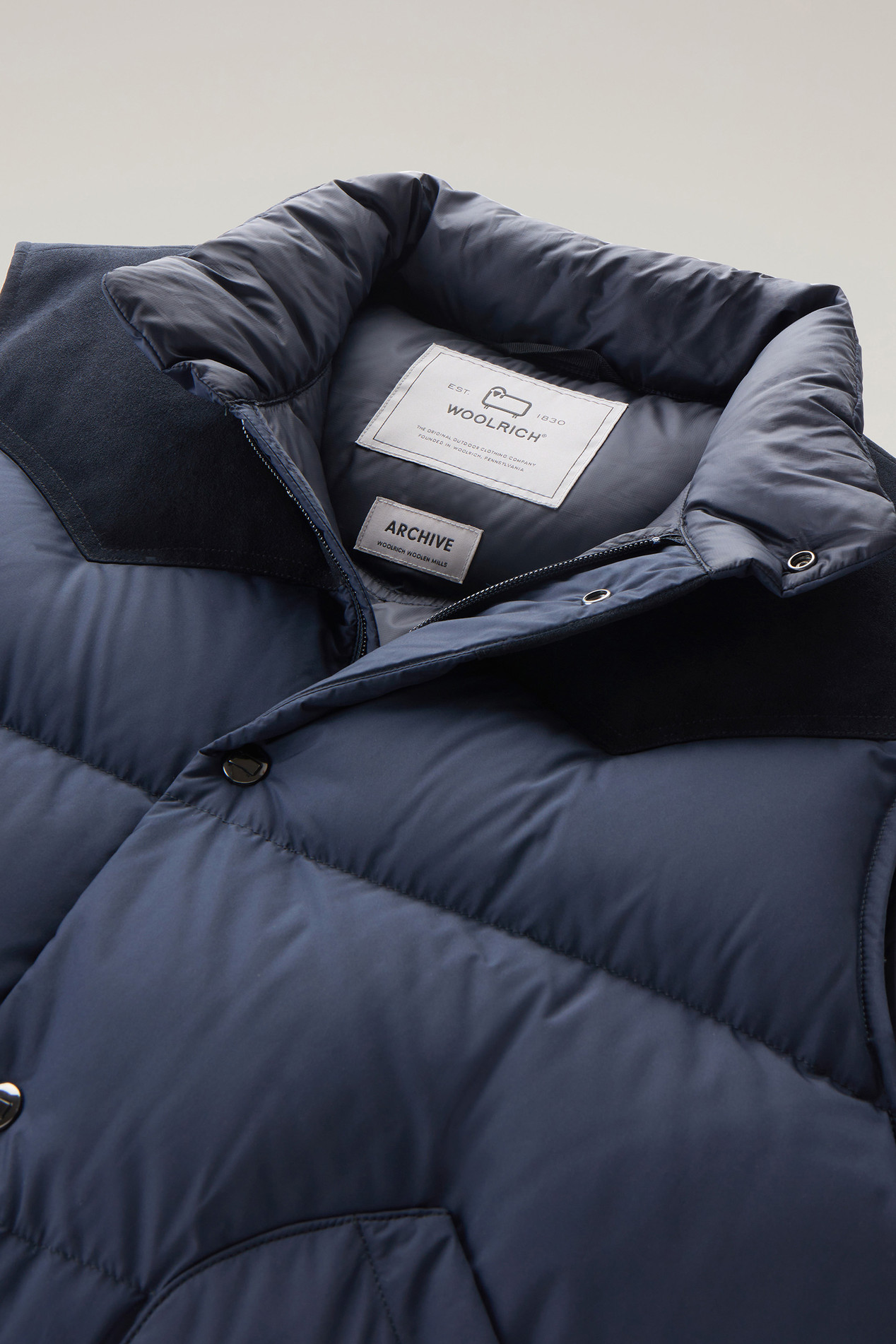 Western Padded Vest Blue photo 2 | Woolrich