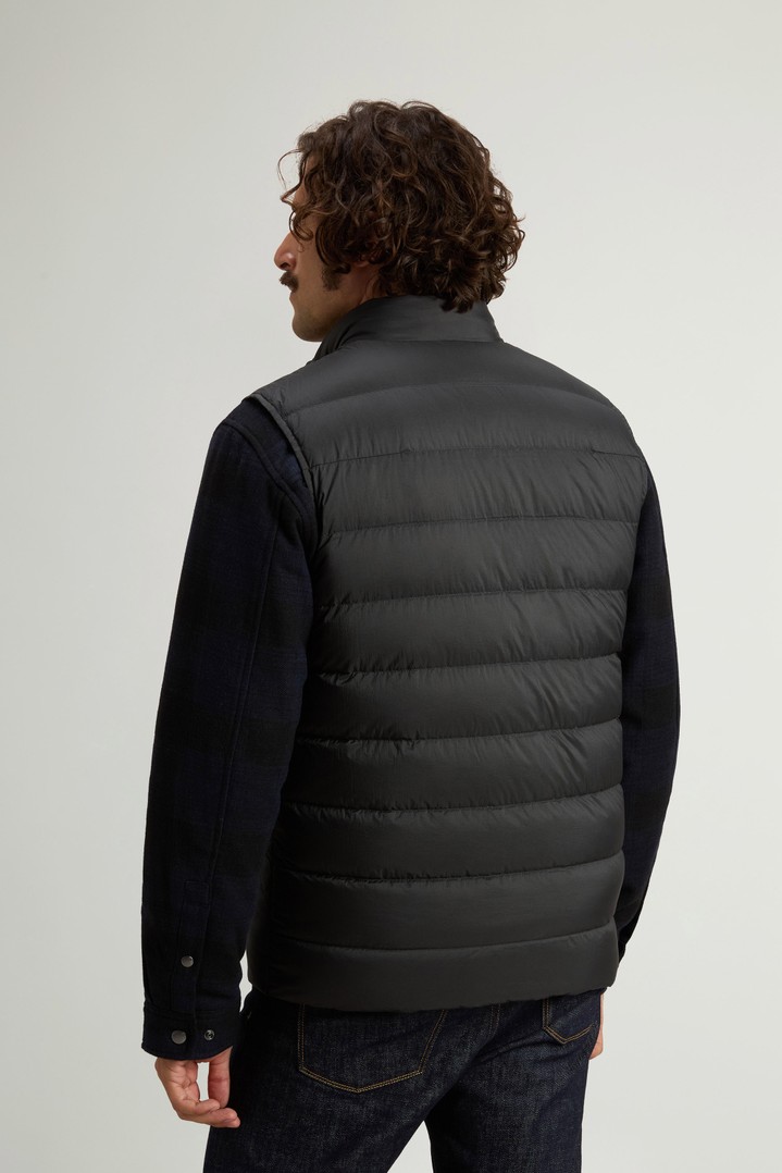 Bering Quilted Vest in Crinkle Nylon Gray photo 3 | Woolrich