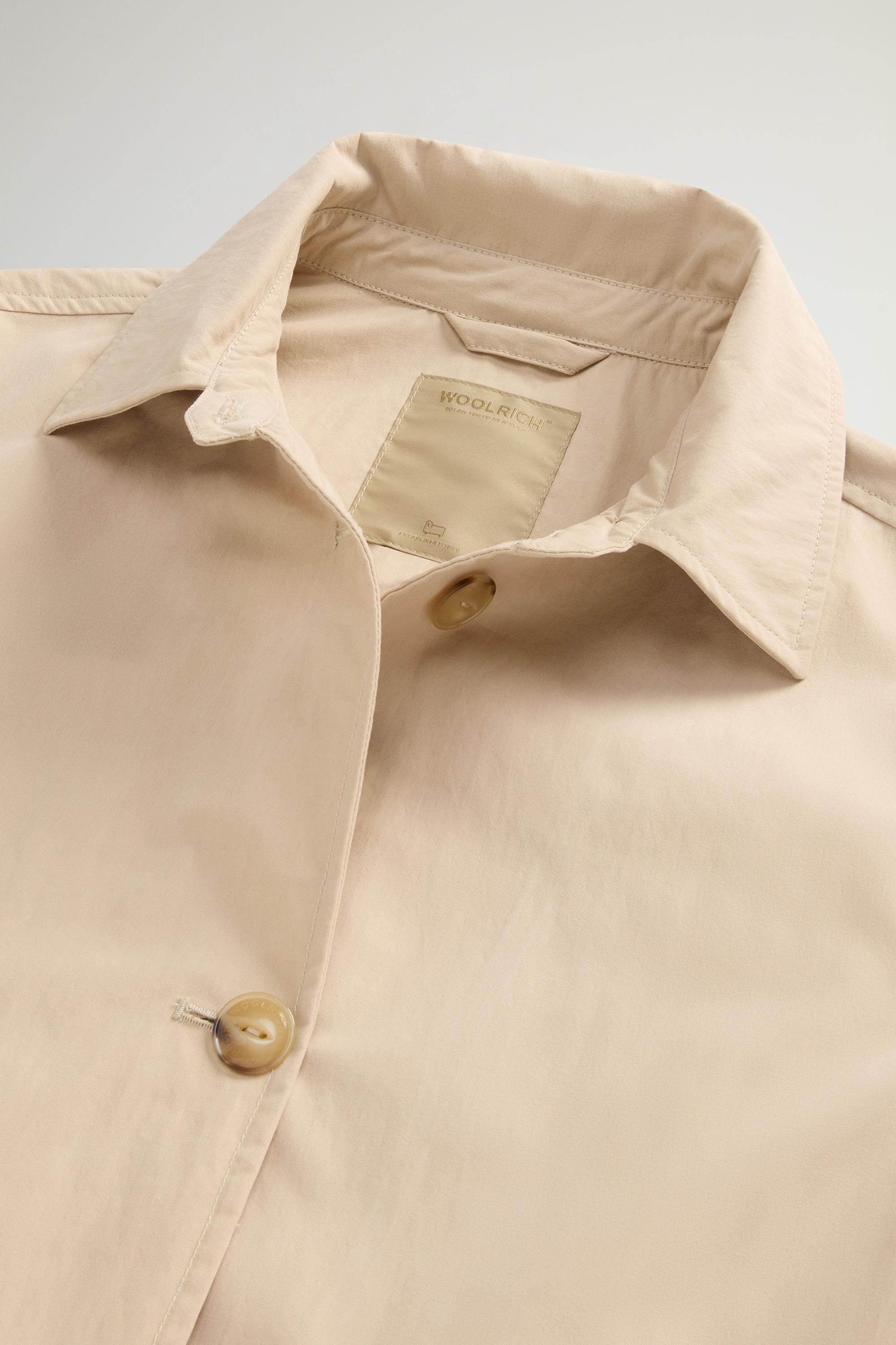 Overcoat in Limonta Cotton Blend Beige photo 6 | Woolrich
