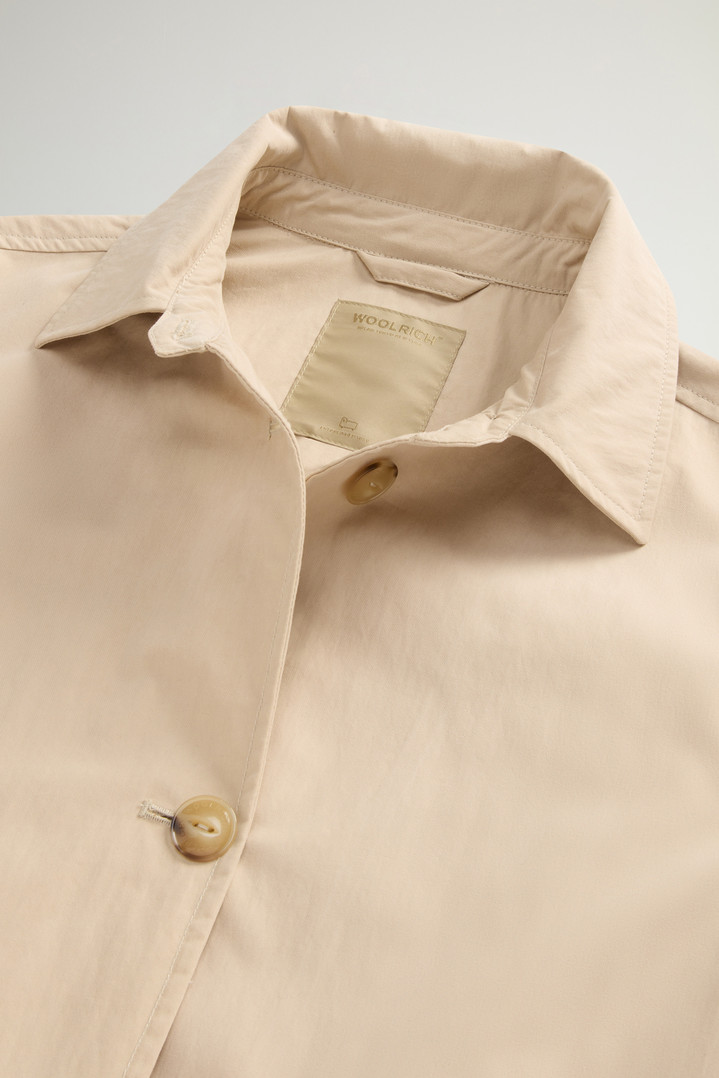 Overcoat in Limonta Cotton Blend Beige photo 6 | Woolrich