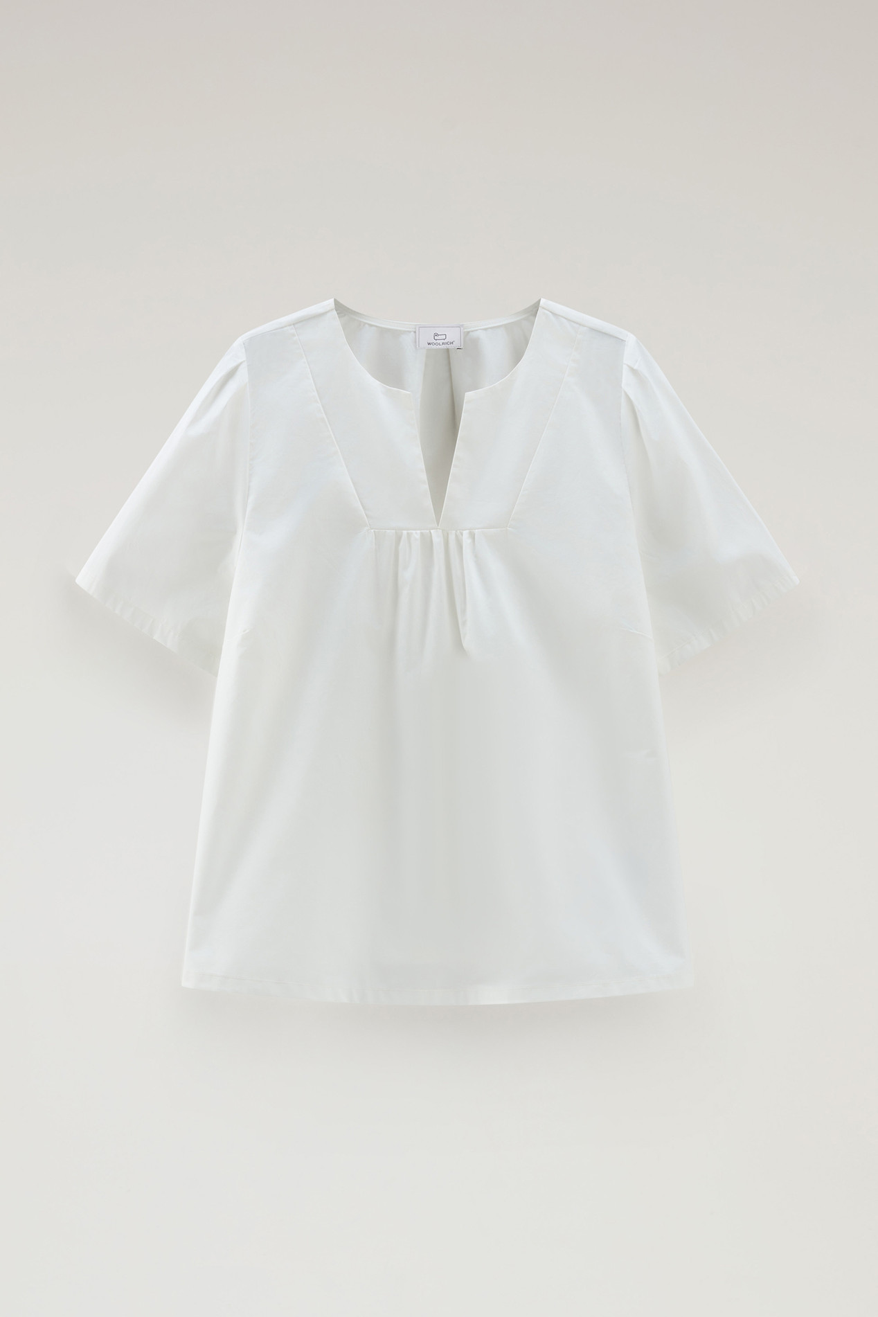 POPLIN BLOUSE White photo 1 | Woolrich