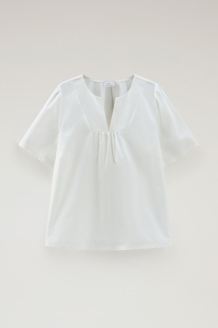 POPLIN BLOUSE White photo 1 | Woolrich