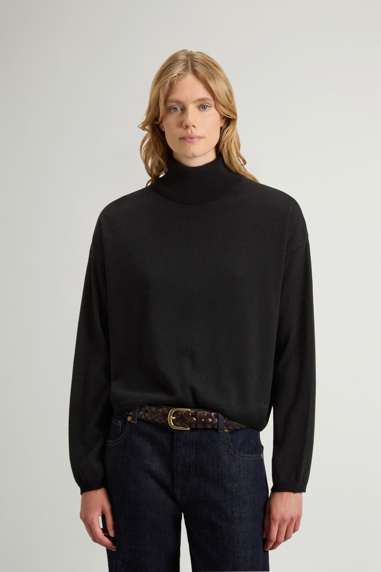 Trui van wol- en kasjmiermix Zwart photo 1 | Woolrich