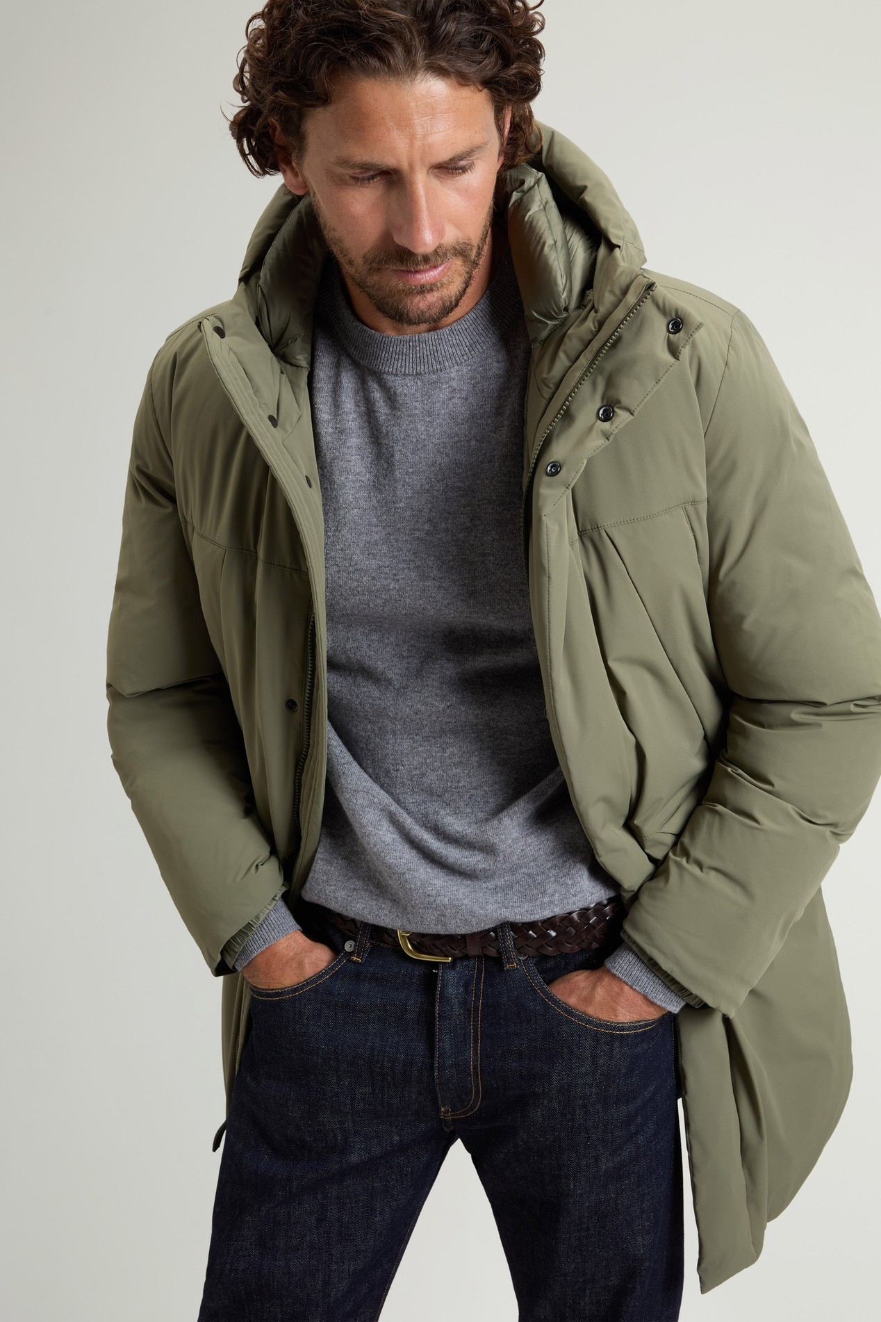 MATT STRETCH TETON PUFFER Green photo 4 | Woolrich
