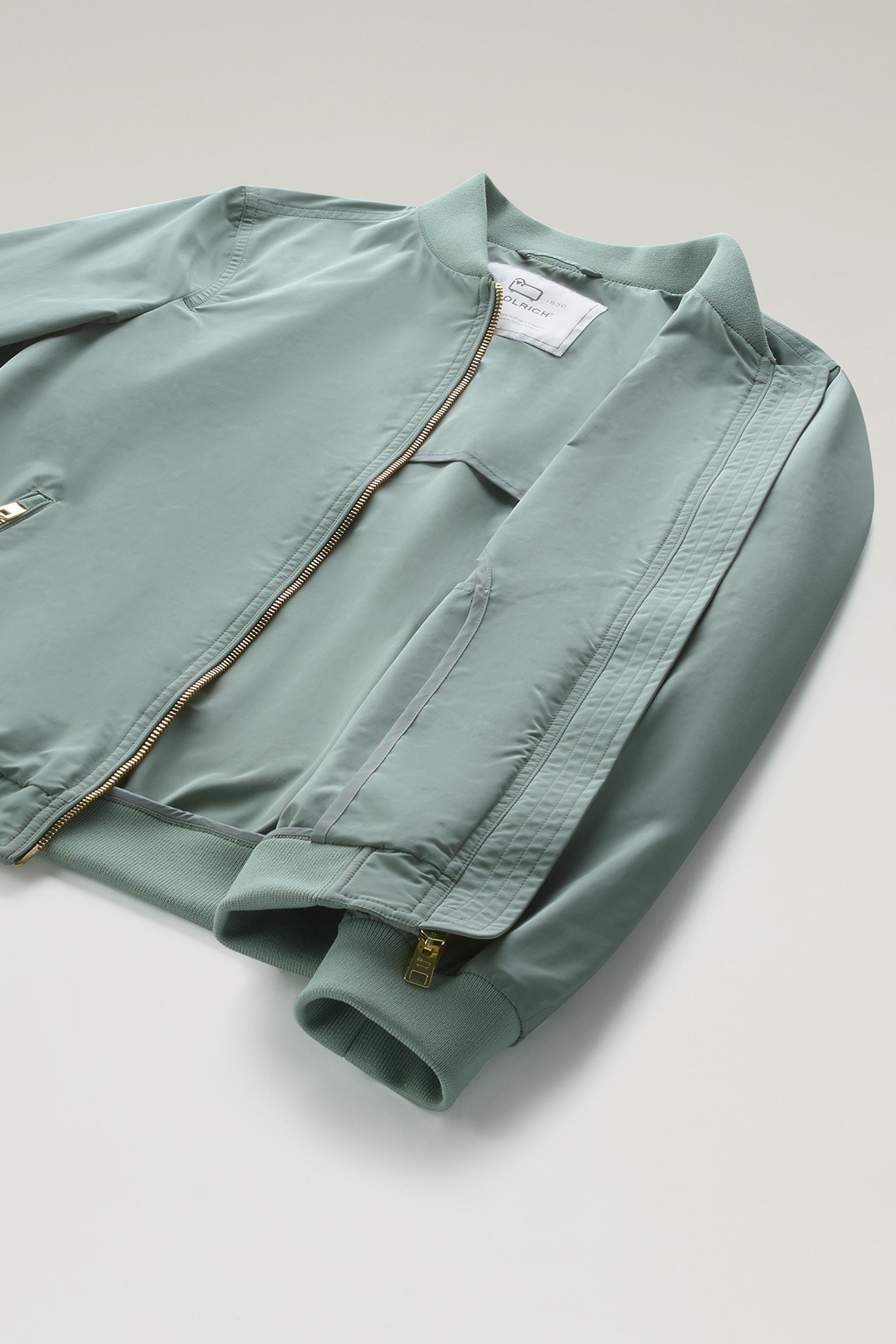 Charlotte Bomber in Urban Touch Green photo 5 | Woolrich