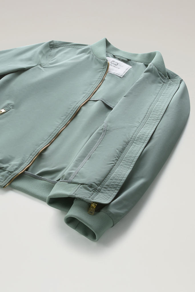 Charlotte Bomber in Urban Touch Green photo 5 | Woolrich