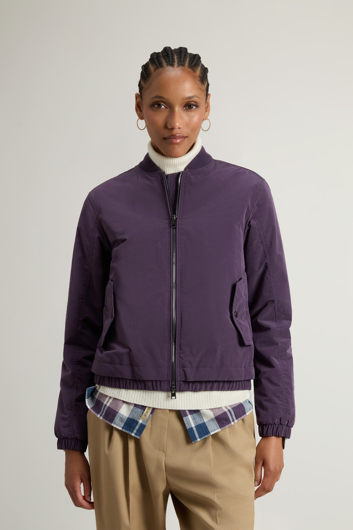 Grace Bomber Jacket in Peached Poly Purple photo 1 | Woolrich
