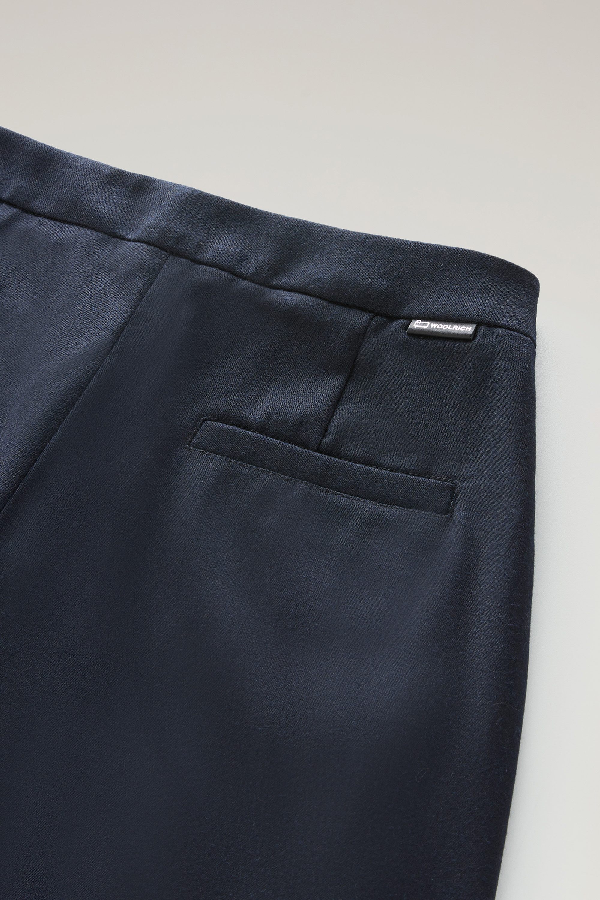 Wide Leg Pants in Virgin Wool Blend Blue photo 4 | Woolrich