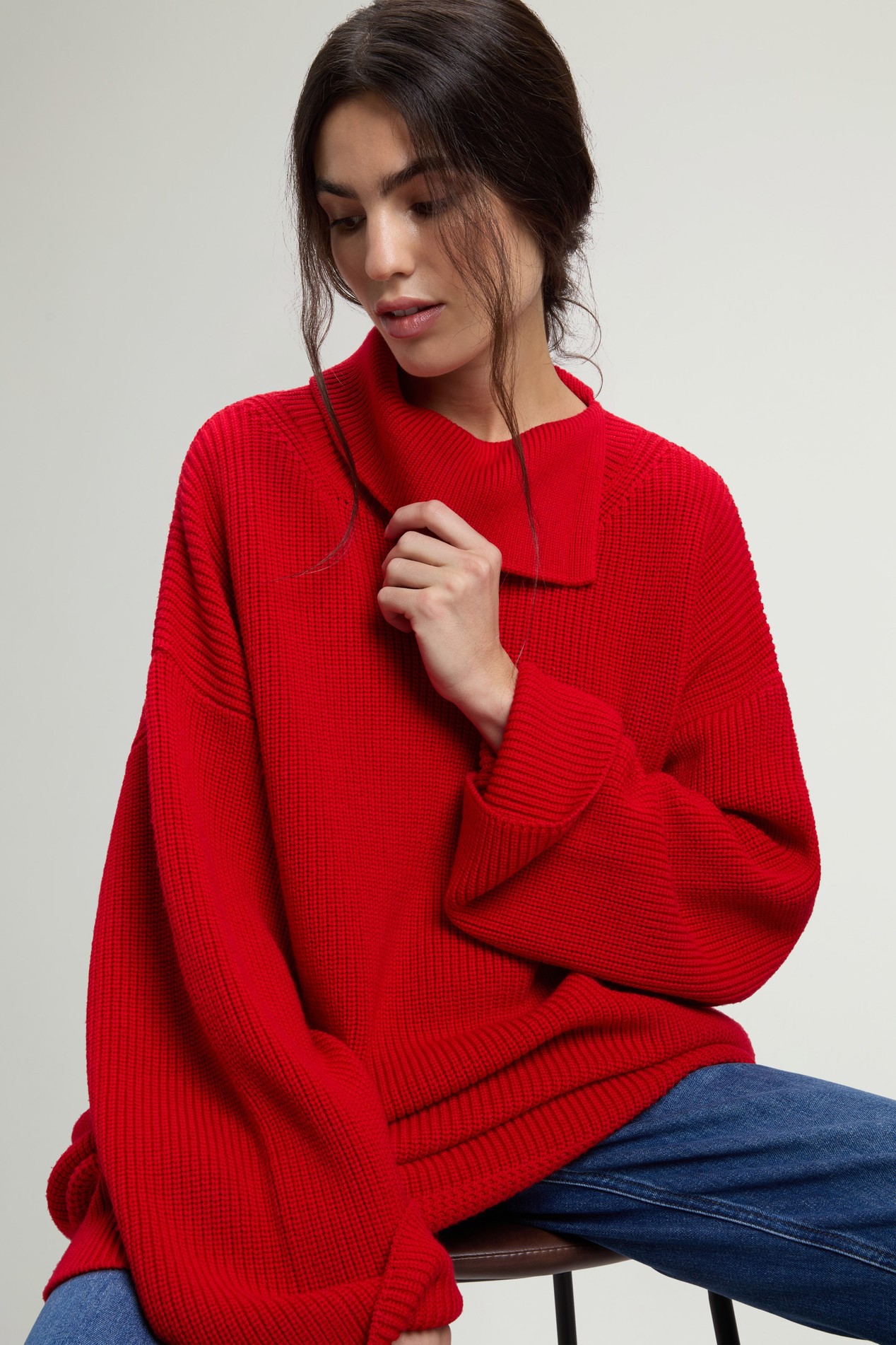7GG FINE MERINOS TURTLENECK Red photo 4 | Woolrich