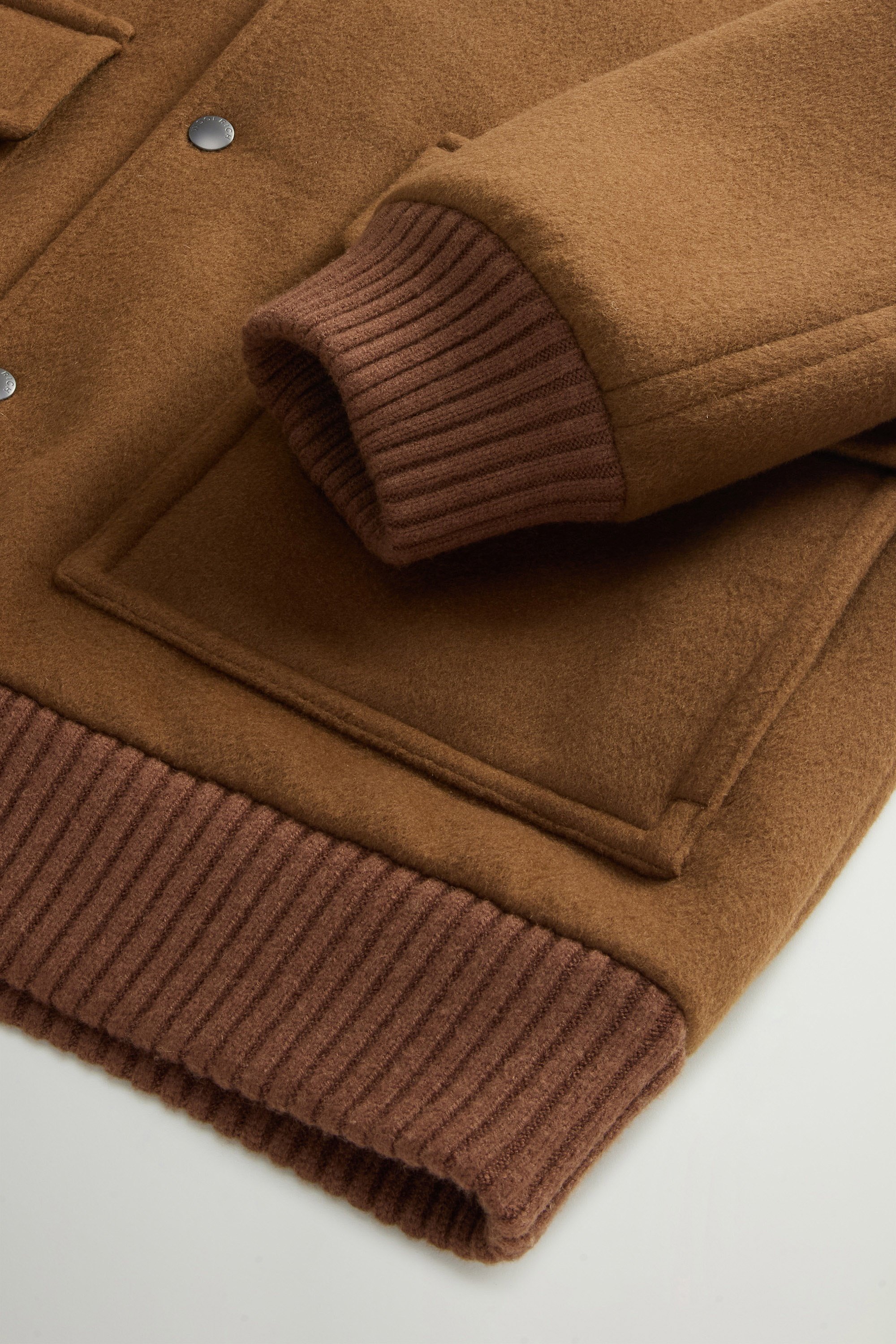 Miles Bomber Jacket in Wool Blend Brown photo 7 | Woolrich