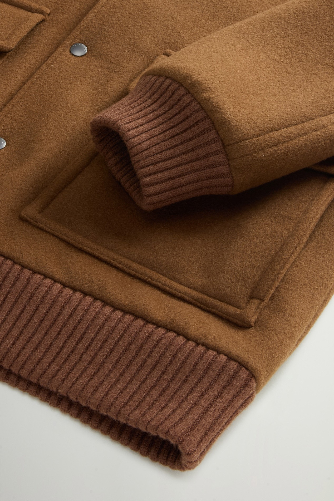 Miles Bomber Jacket in Wool Blend Brown photo 7 | Woolrich