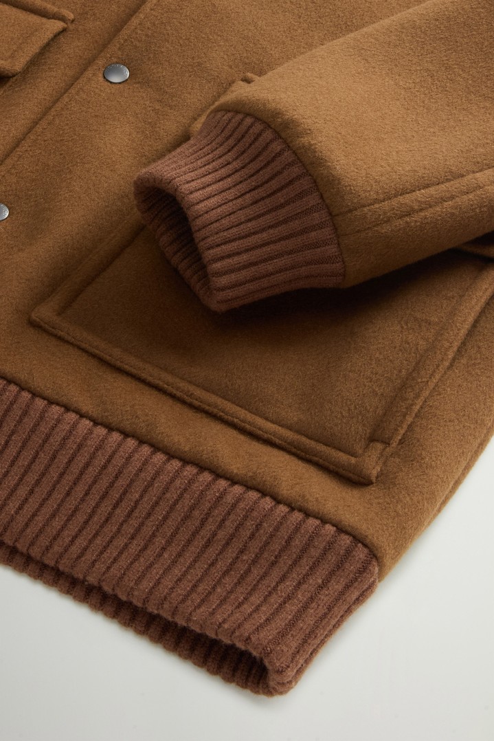 Miles Bomber Jacket in Wool Blend Brown photo 7 | Woolrich