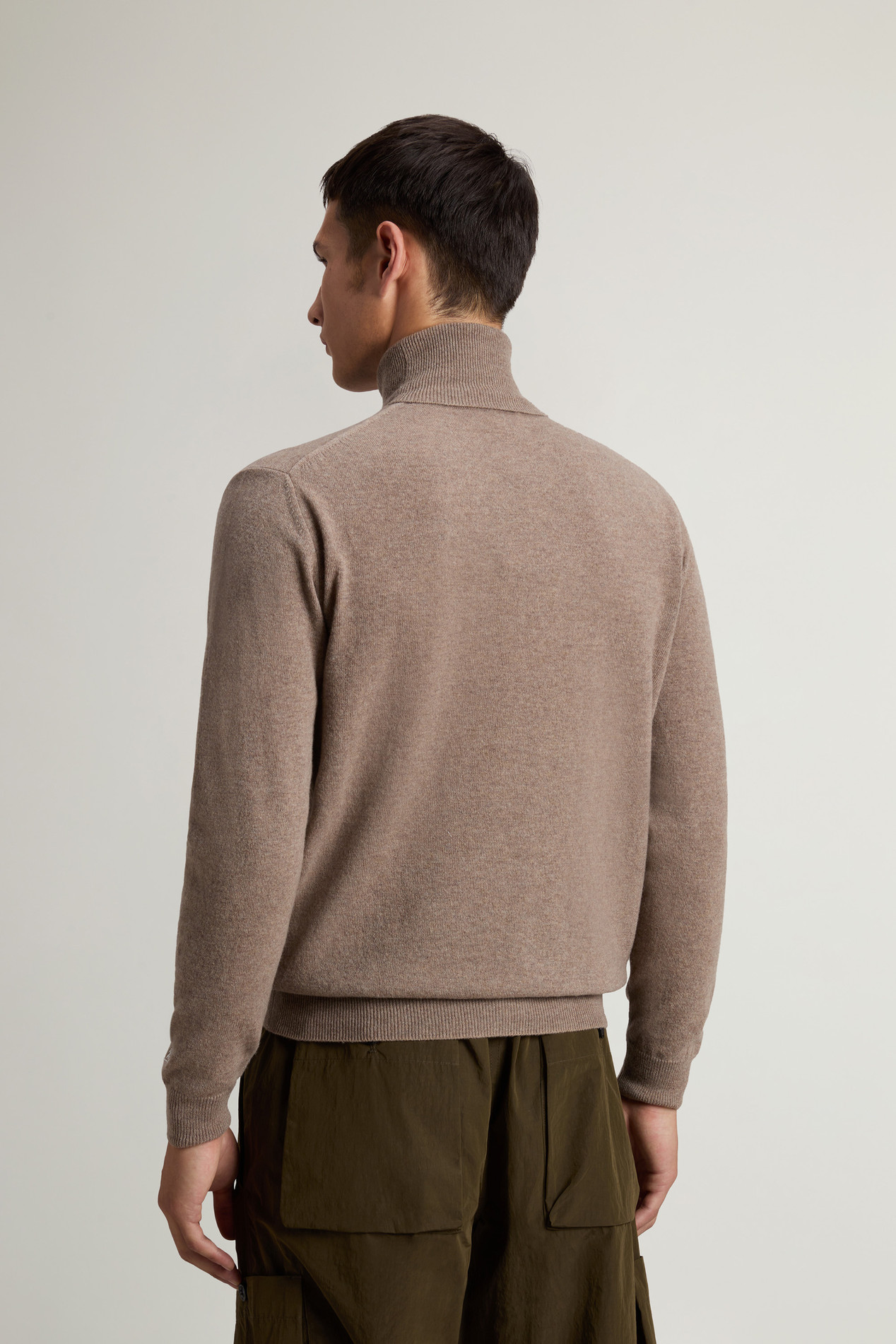 LAMBSWOOL TURTLENECK Brown photo 3 | Woolrich