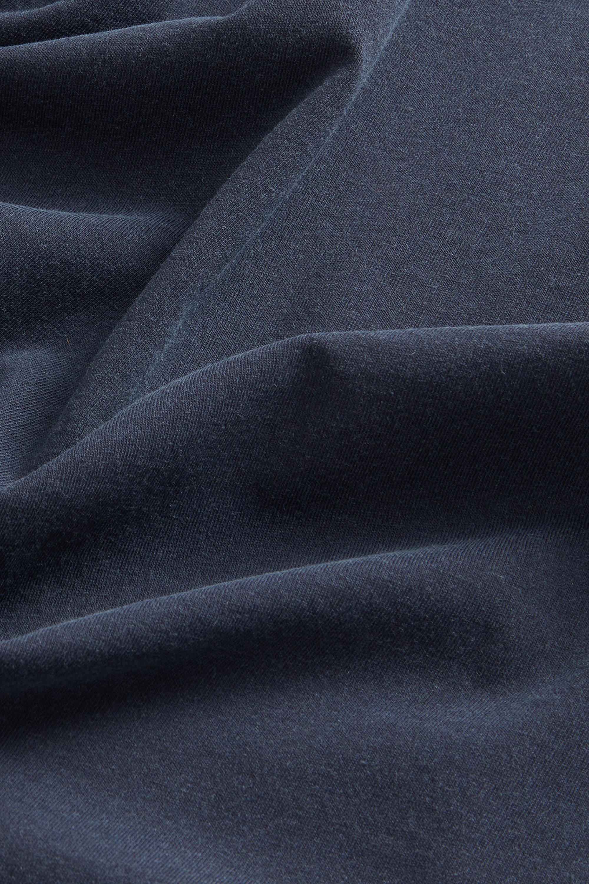 Garment-Dyed T-shirt in Light Pure Cotton Blue photo 3 | Woolrich