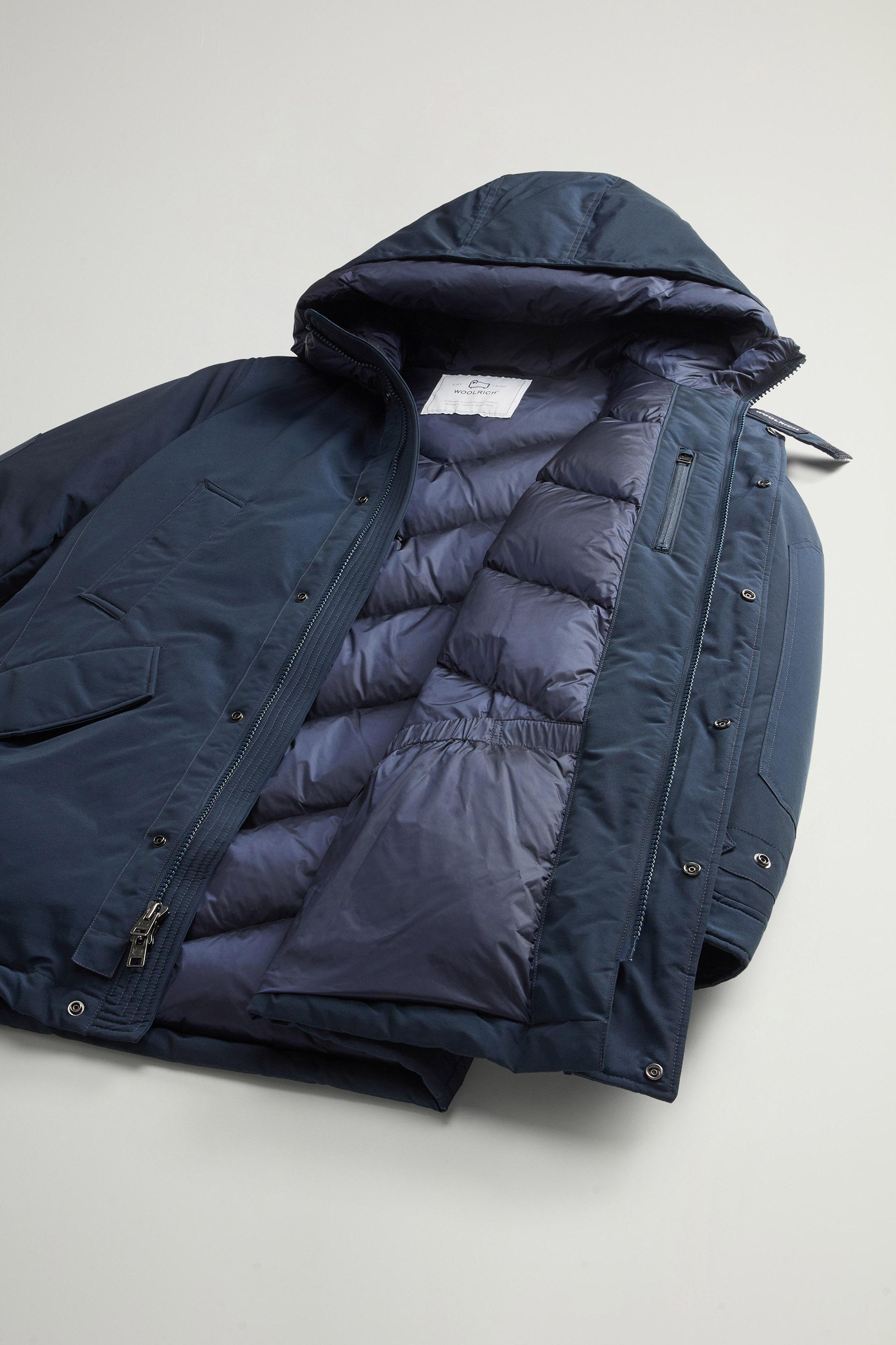 Polar Parka in Ramar Cloth with High Collar Blue photo 8 | Woolrich