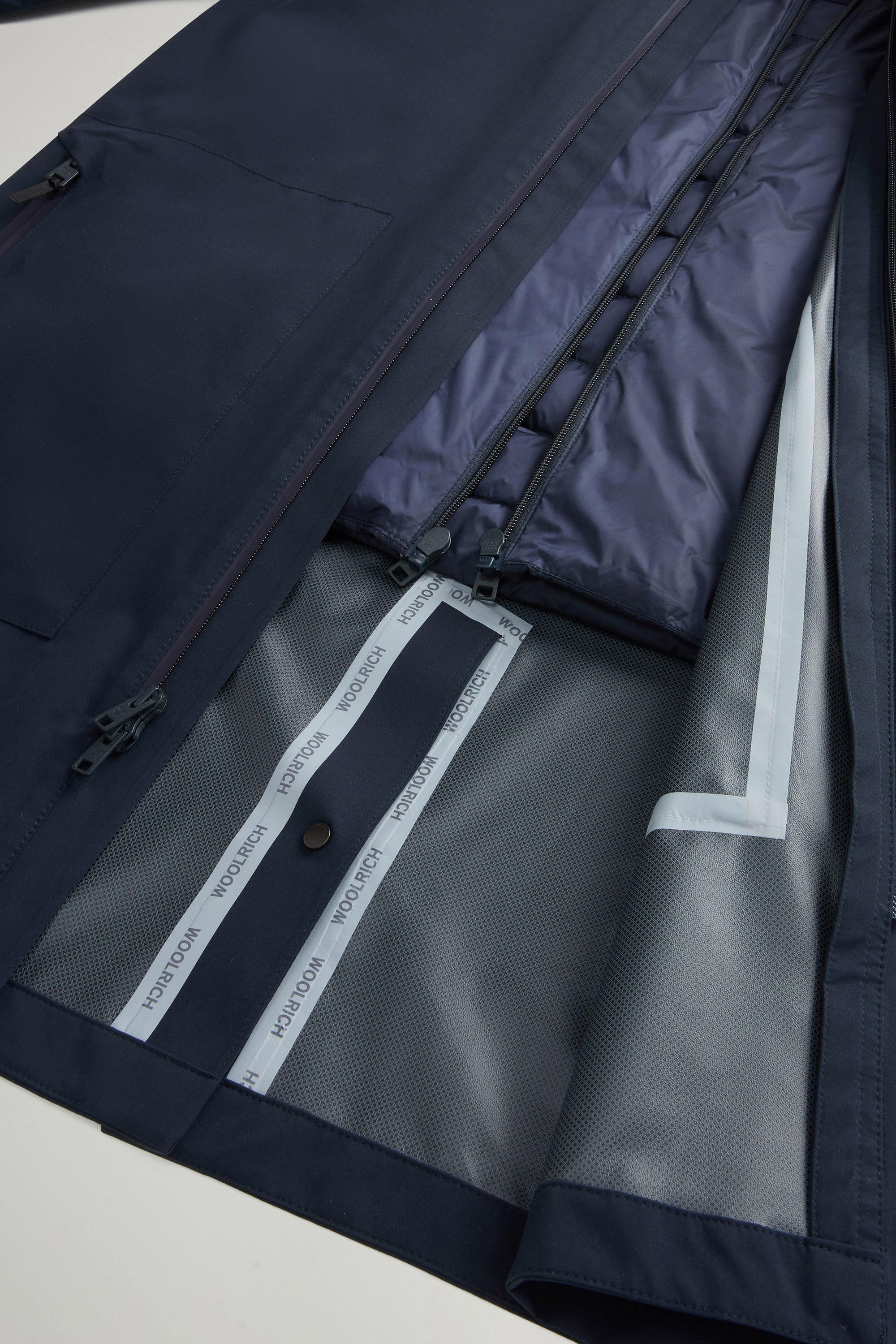 2-in-1-overjas van tweelaagse stof Blauw photo 9 | Woolrich