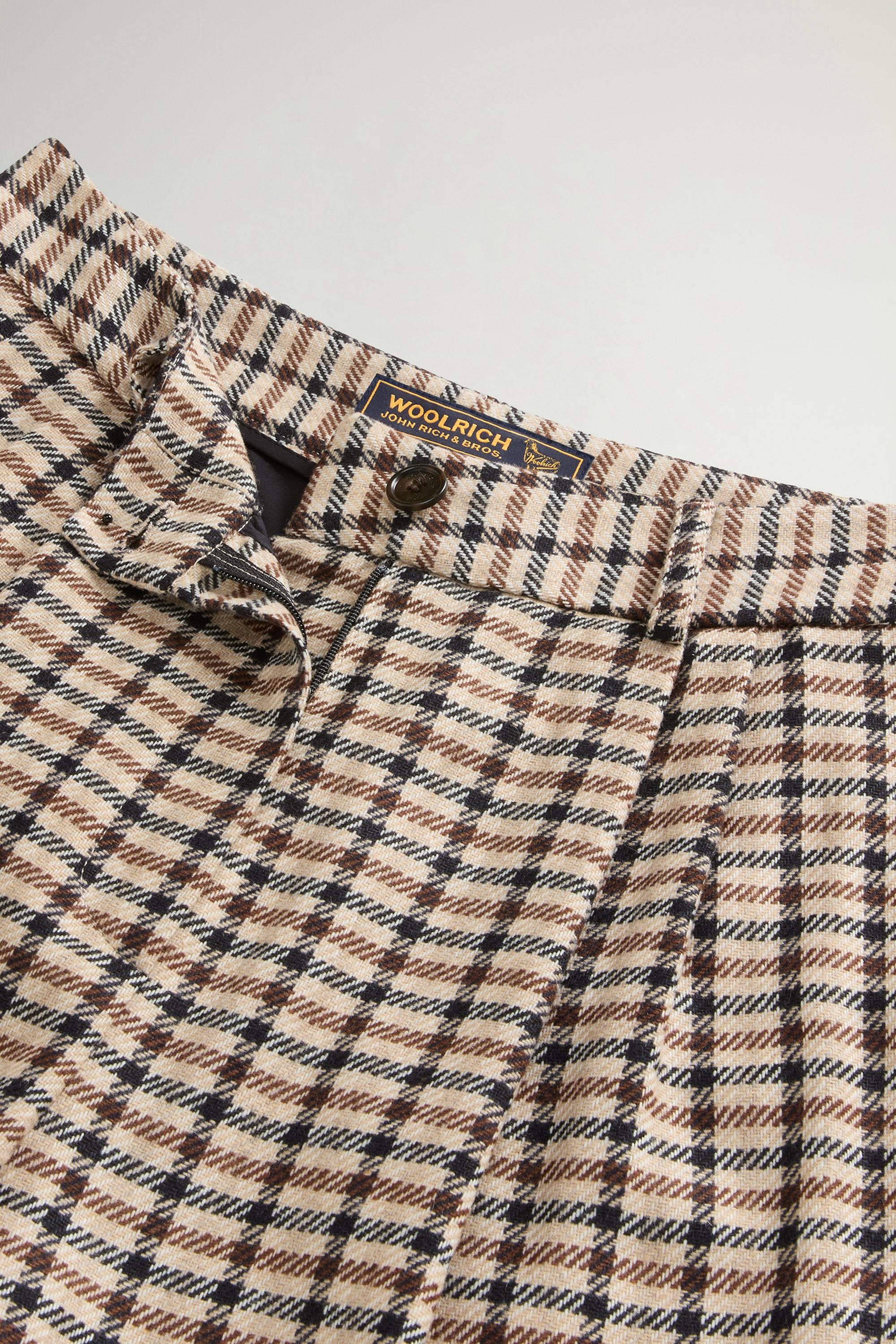 Pantalon en flanelle de laine mélangée Beige photo 5 | Woolrich