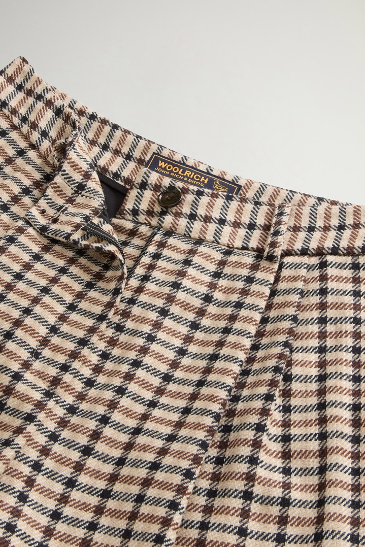 Pantalon en flanelle de laine mélangée Beige photo 5 | Woolrich