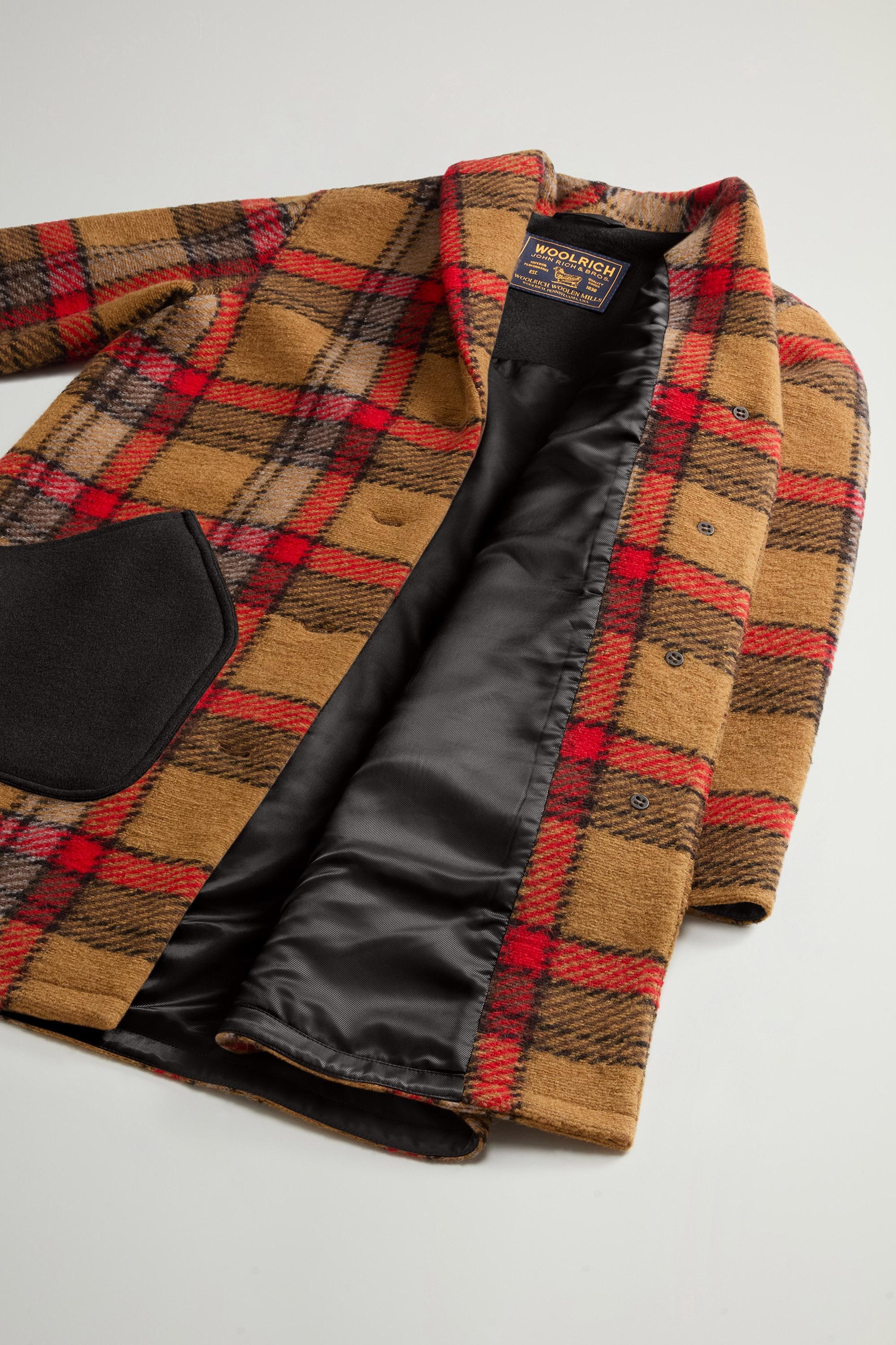 Checked Wool-Blend Gentry Coat Red photo 7 | Woolrich