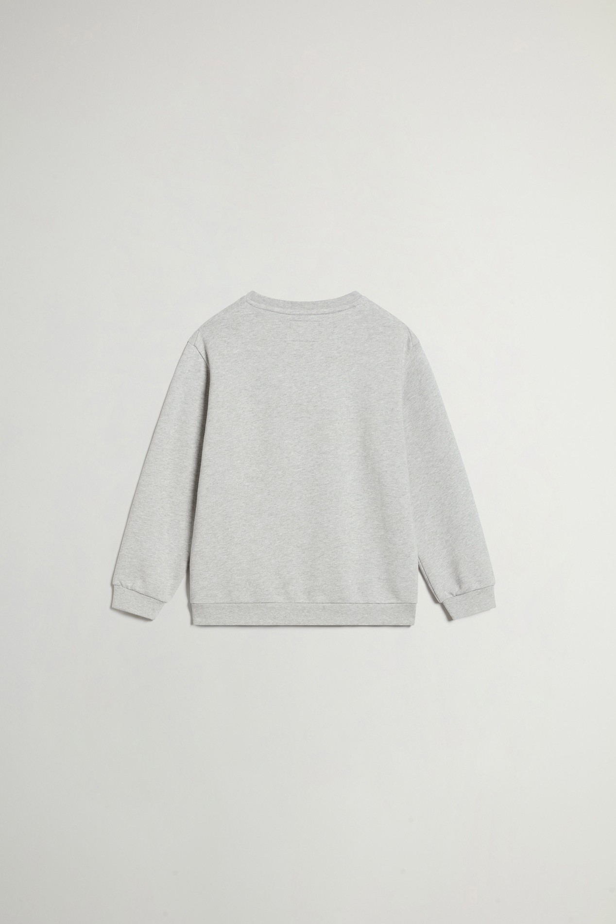 LOGO CREWNECK Gray photo 2 | Woolrich