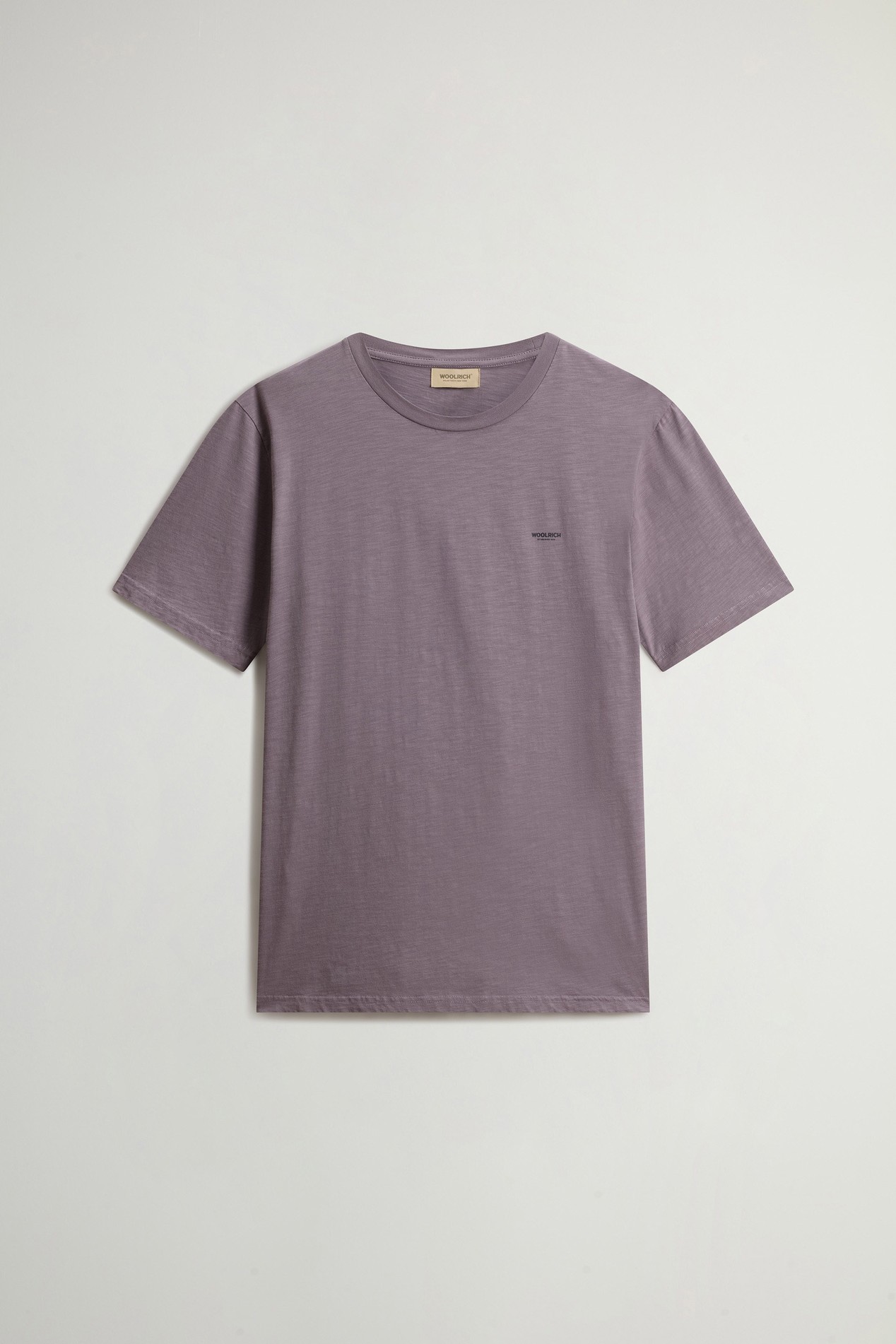 SLUB LOGO T-SHIRT Purple photo 5 | Woolrich