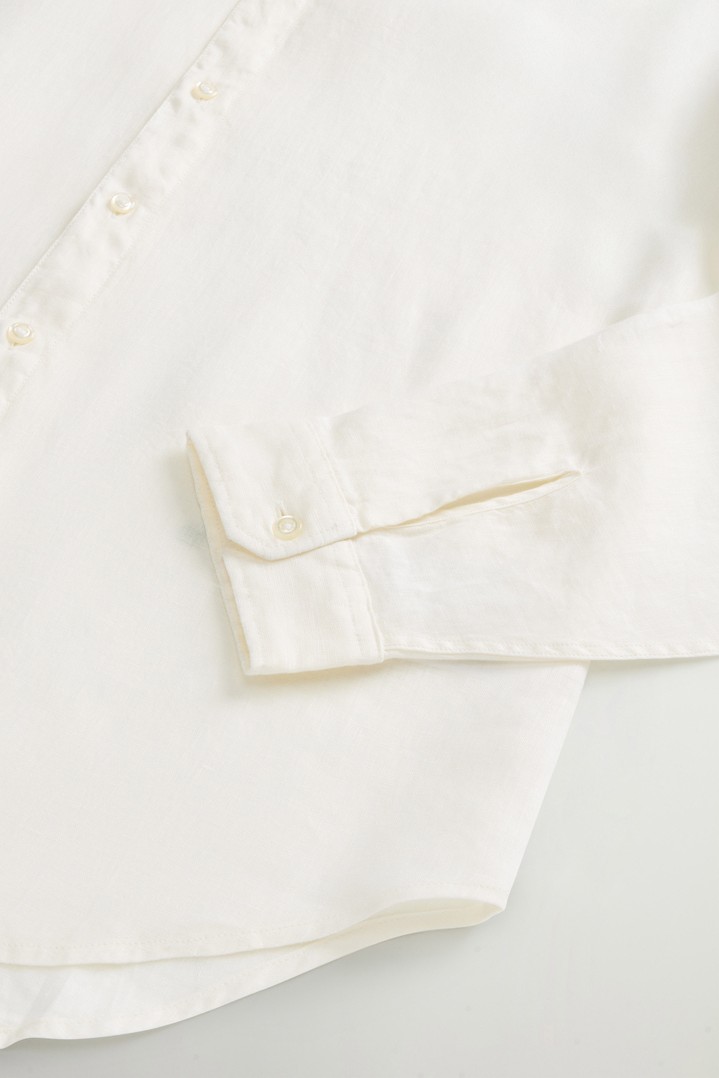 LINEN SHIRT White photo 7 | Woolrich