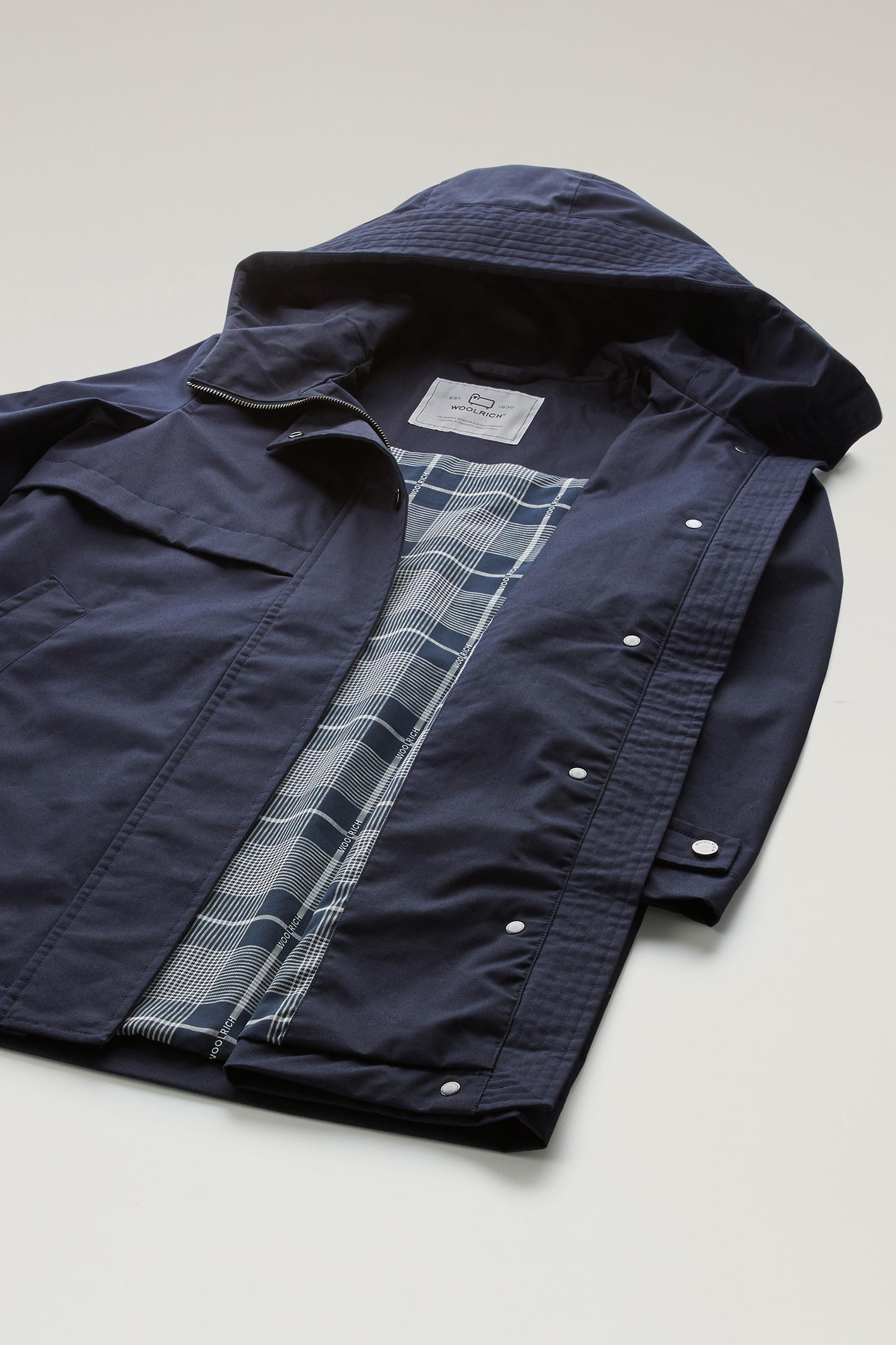 Havice Lightweight Parka in Best Cotton Blue photo 4 | Woolrich