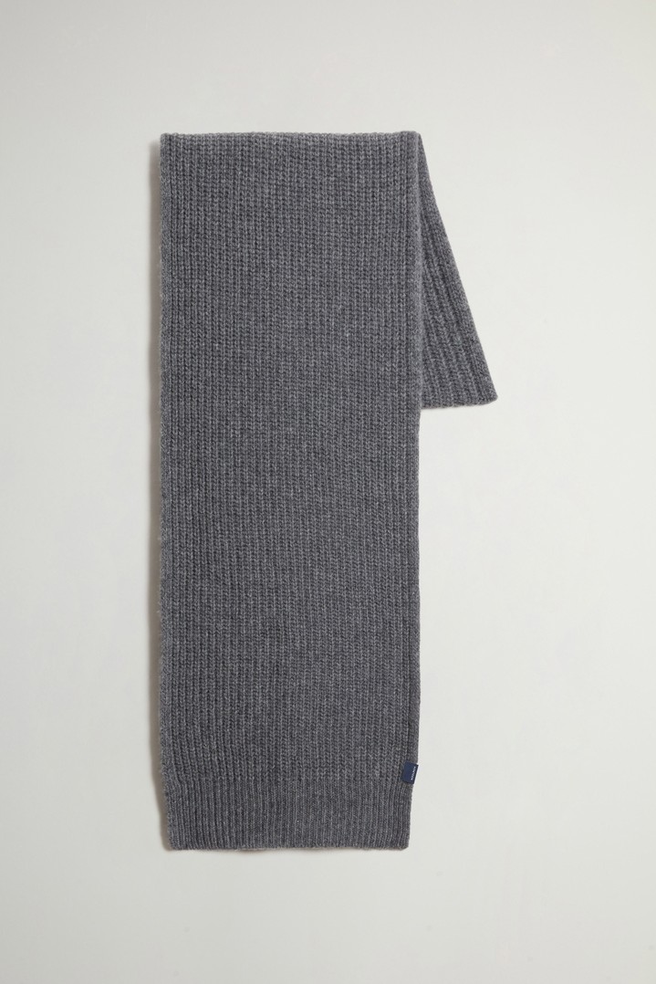 CASHMERE BLEND SCARF Gray photo 2 | Woolrich