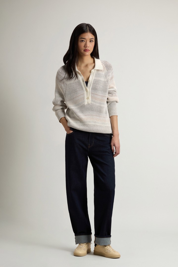 Vanisé Sweater in Cotton Blend White photo 2 | Woolrich