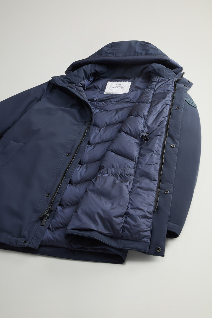 Mountain Parka in Stretch Nylon Blue photo 6 | Woolrich