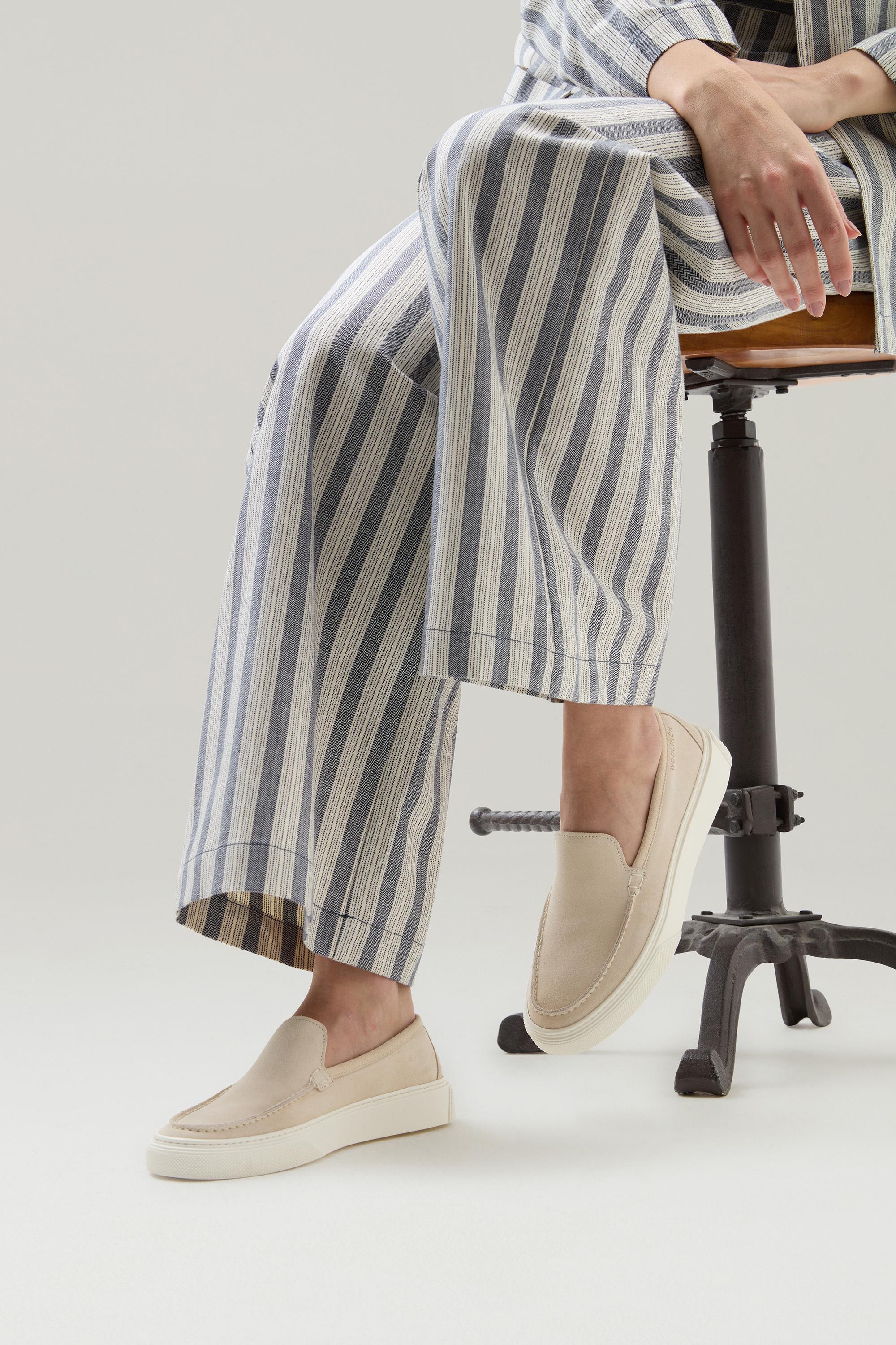 Suede Slip-on Loafers Beige photo 7 | Woolrich
