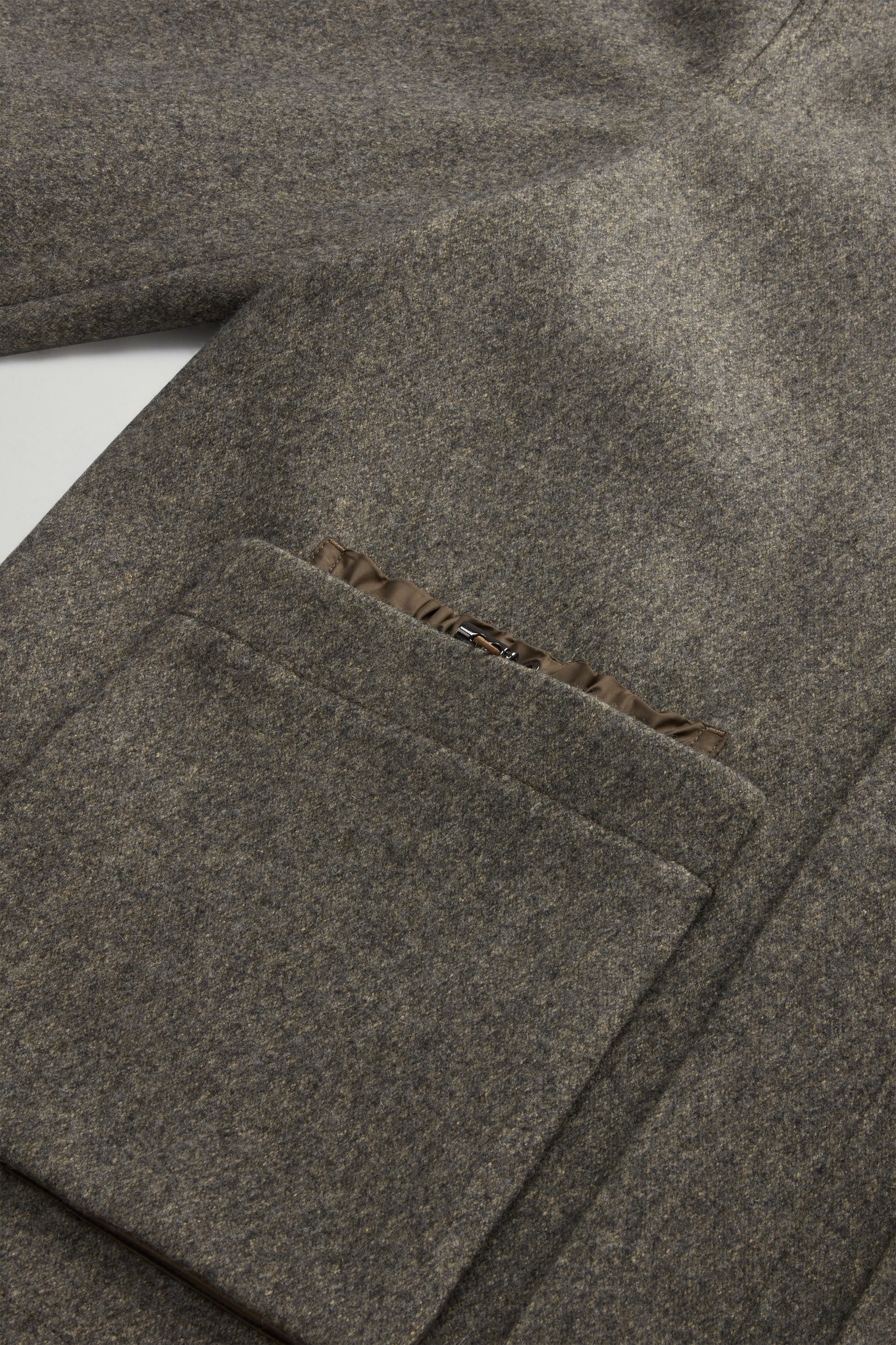 Overshirt aus italienischer Wolle und Baumwolle by Todd Snyder Grau photo 8 | Woolrich