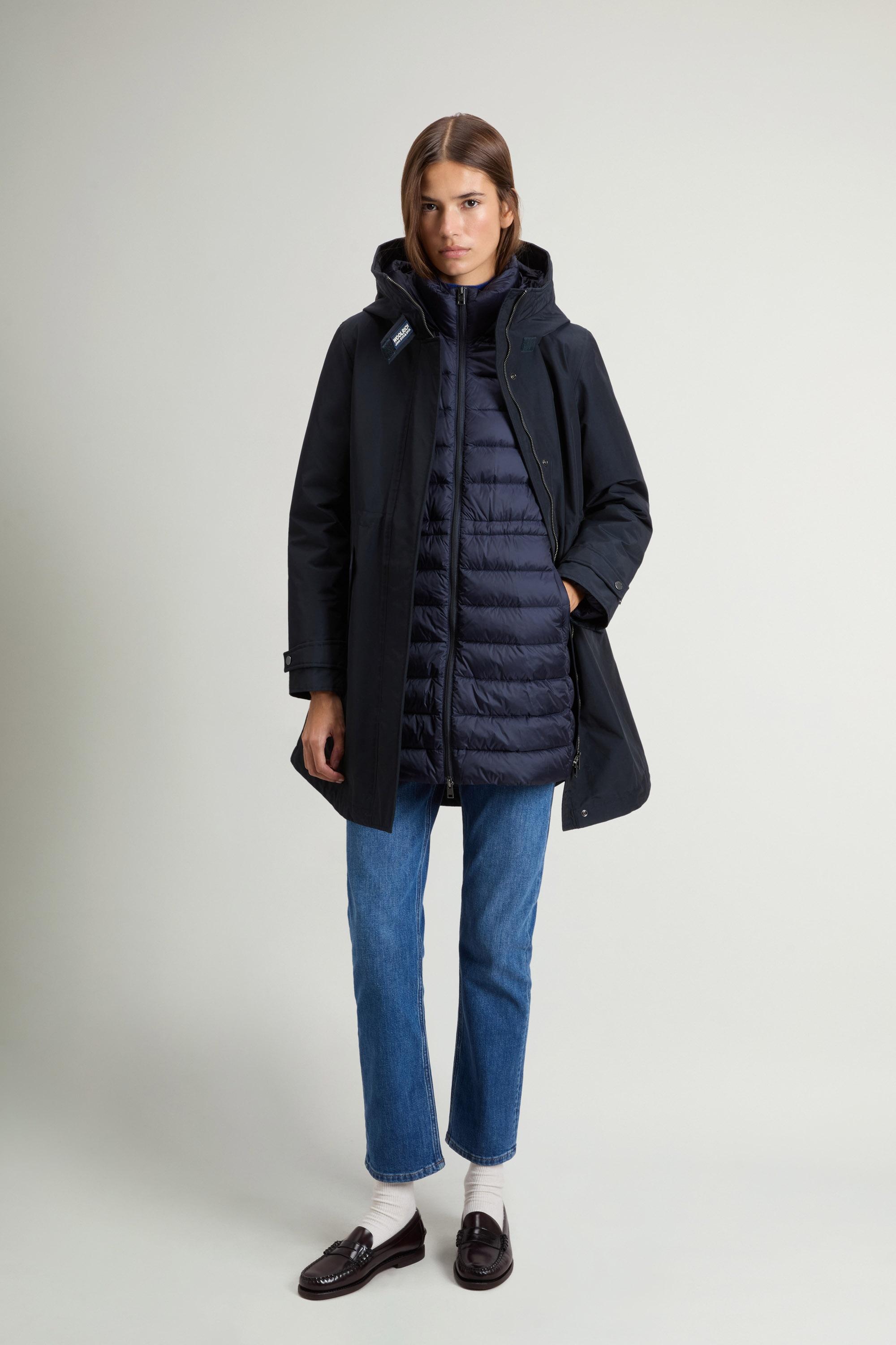 Parka 3 in 1 in Ramar Cloth Blu photo 1 | Woolrich